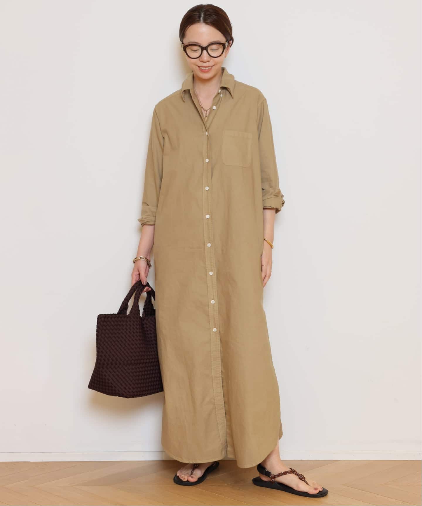 OXFORD BD シャツワンピース（ワンピース）｜MUSE de Deuxieme Classe