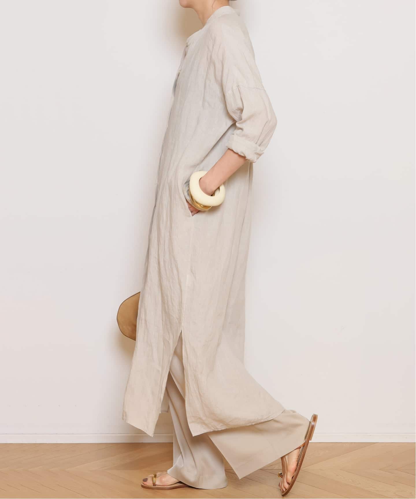 Linen ワンピース（ワンピース）｜MUSE de Deuxieme Classe（ミューズ