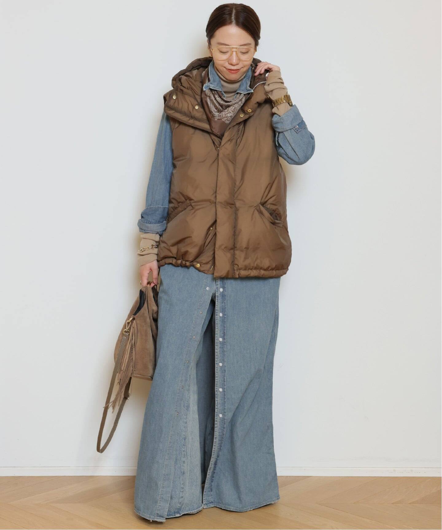 REMI RELIEF/レミレリーフ】DENIM シャツドレス（シャツワンピース 