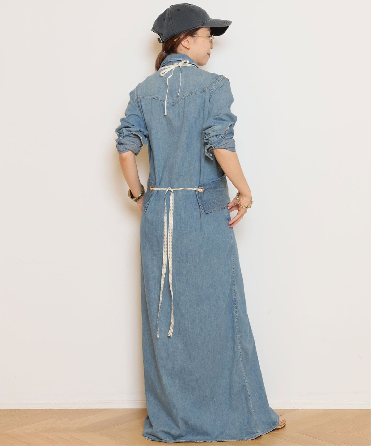 【にんじん】MUSE♦︎【REMI RELIEF】DENIM シャツドレス REMI RELIEF/レミレリーフ】DENIM シャツドレス（シャツワンピース