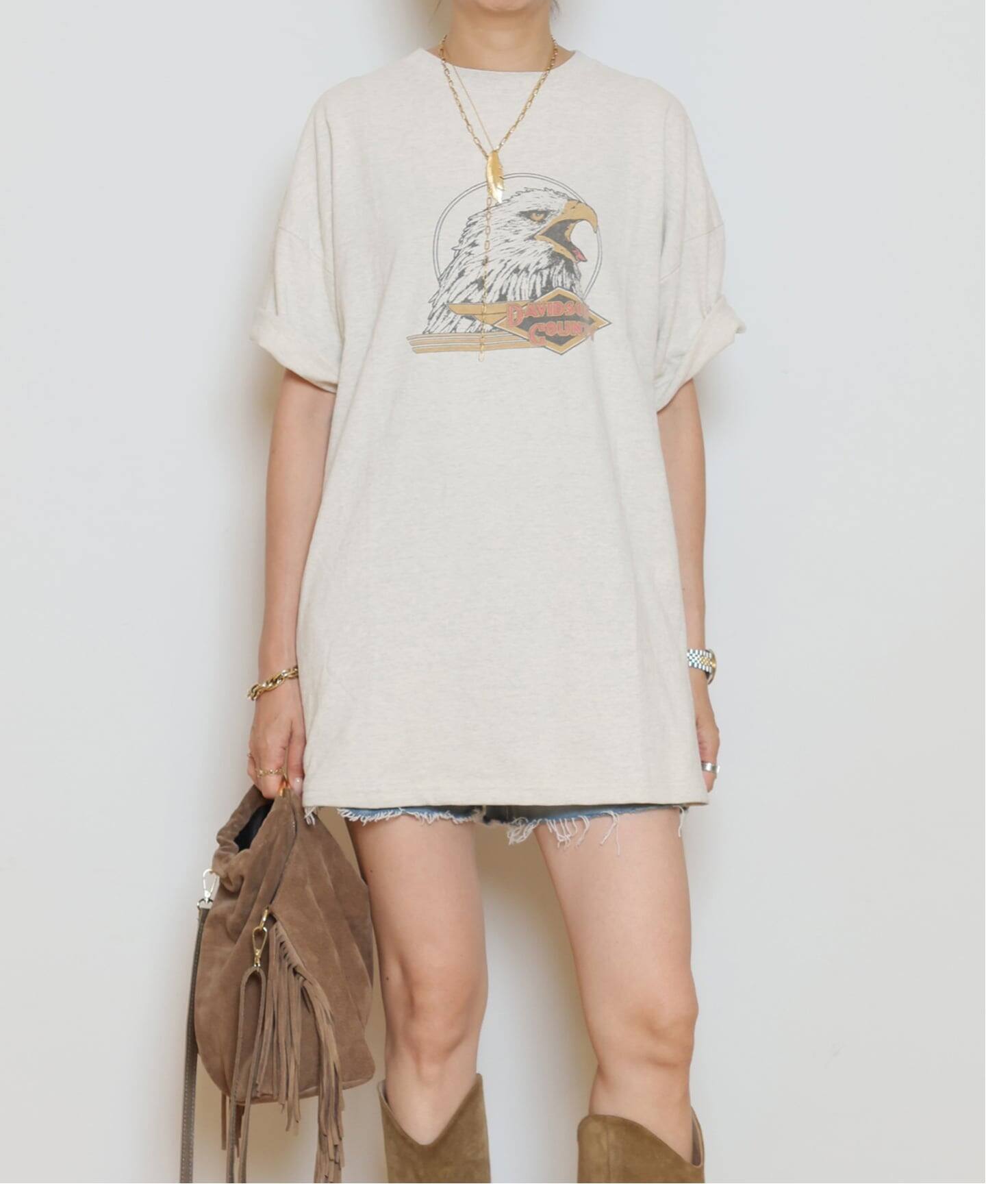 REMI RELIEF/レミレリーフ】BIG Tシャツ ワンピース(DAVIDSON COUNTRY