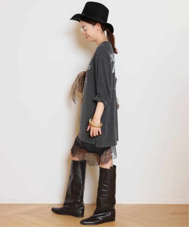 公式 ミューズ ドゥ ドゥーズィエム クラス Raspail ラスパイユ Lace Switched Camisole ワンピース ワンピース ブラック フリー レディース