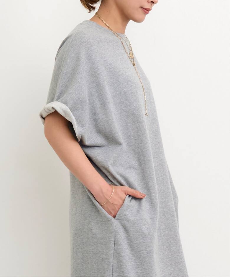 AMERICANA/アメリカーナ】 Sweat Onepiece（ワンピース）｜L 