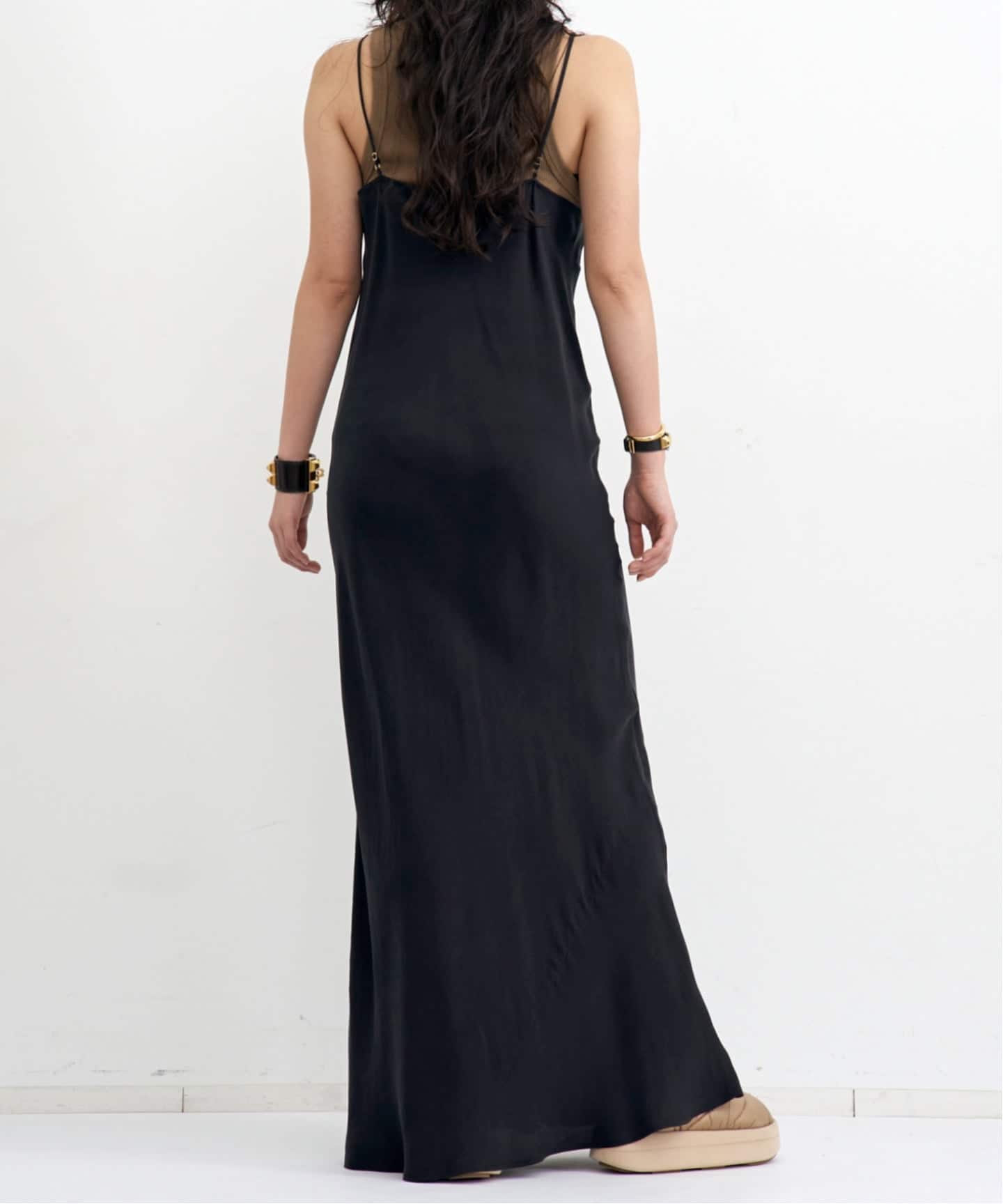 L'Appartement Wash Maxi ワンピース アパルトモン黒 Long Dress（ワンピース）｜L'Appartement（アパルトモン）の通販