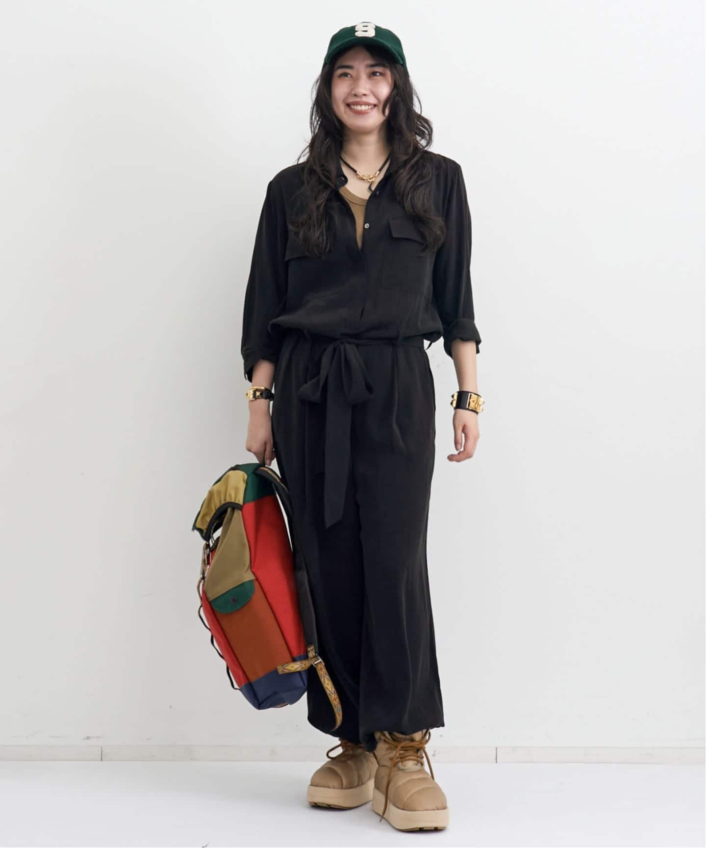 サロペット・オーバーオール・オールインワン L'Appartement Wash All In One Wash All In One（つなぎ／オールインワン）｜L'Appartement