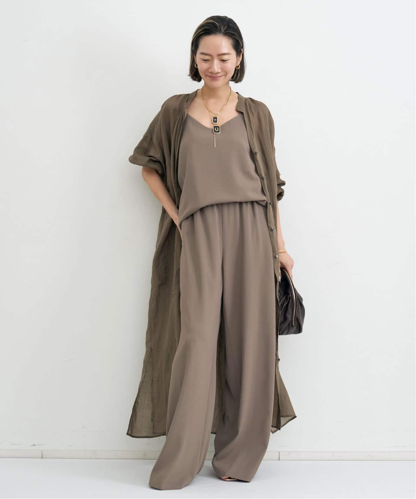 Ramie Shirts Dress（シャツワンピース）｜L'Appartement