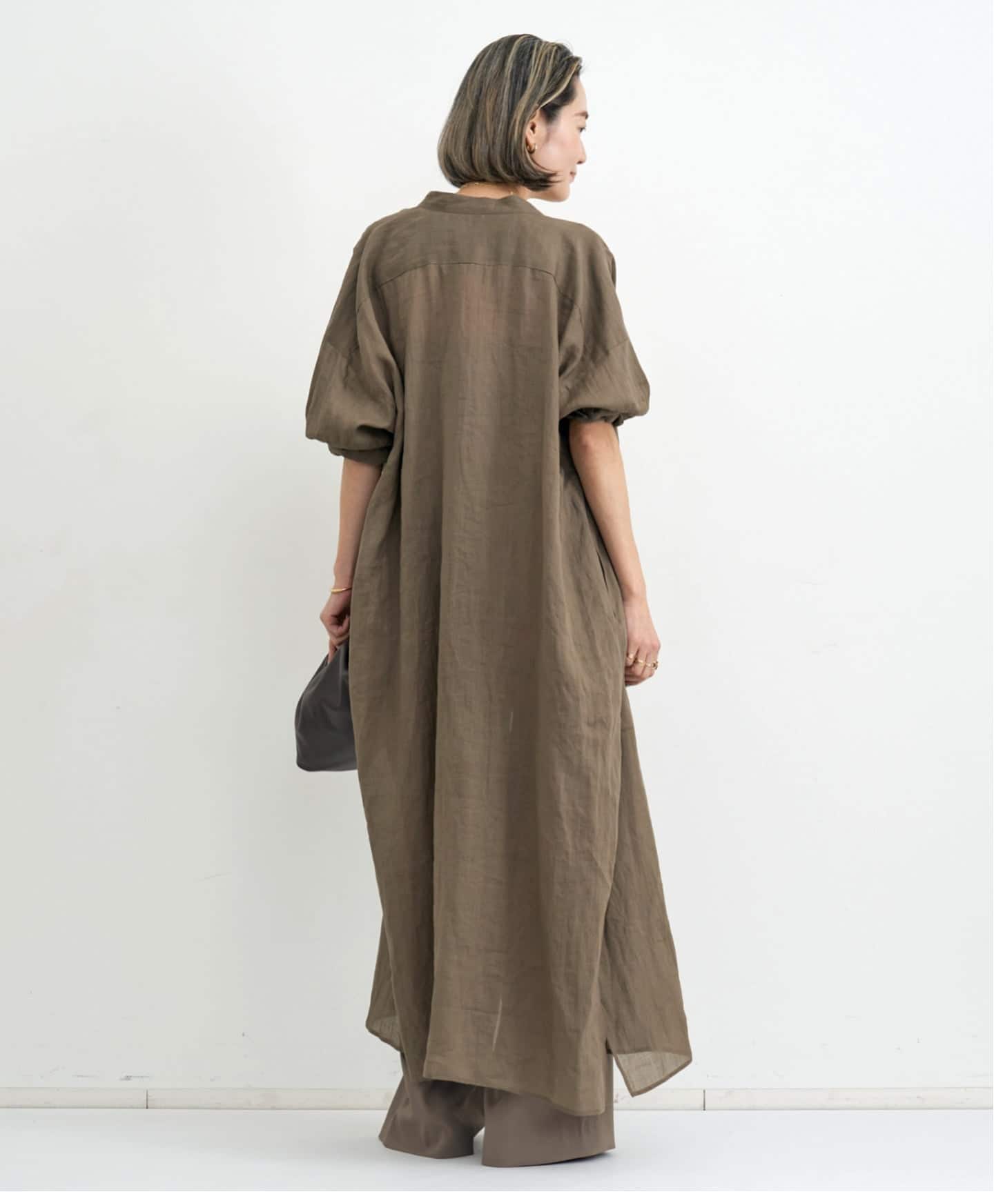 Ramie Shirts Dress（シャツワンピース）｜L'Appartement