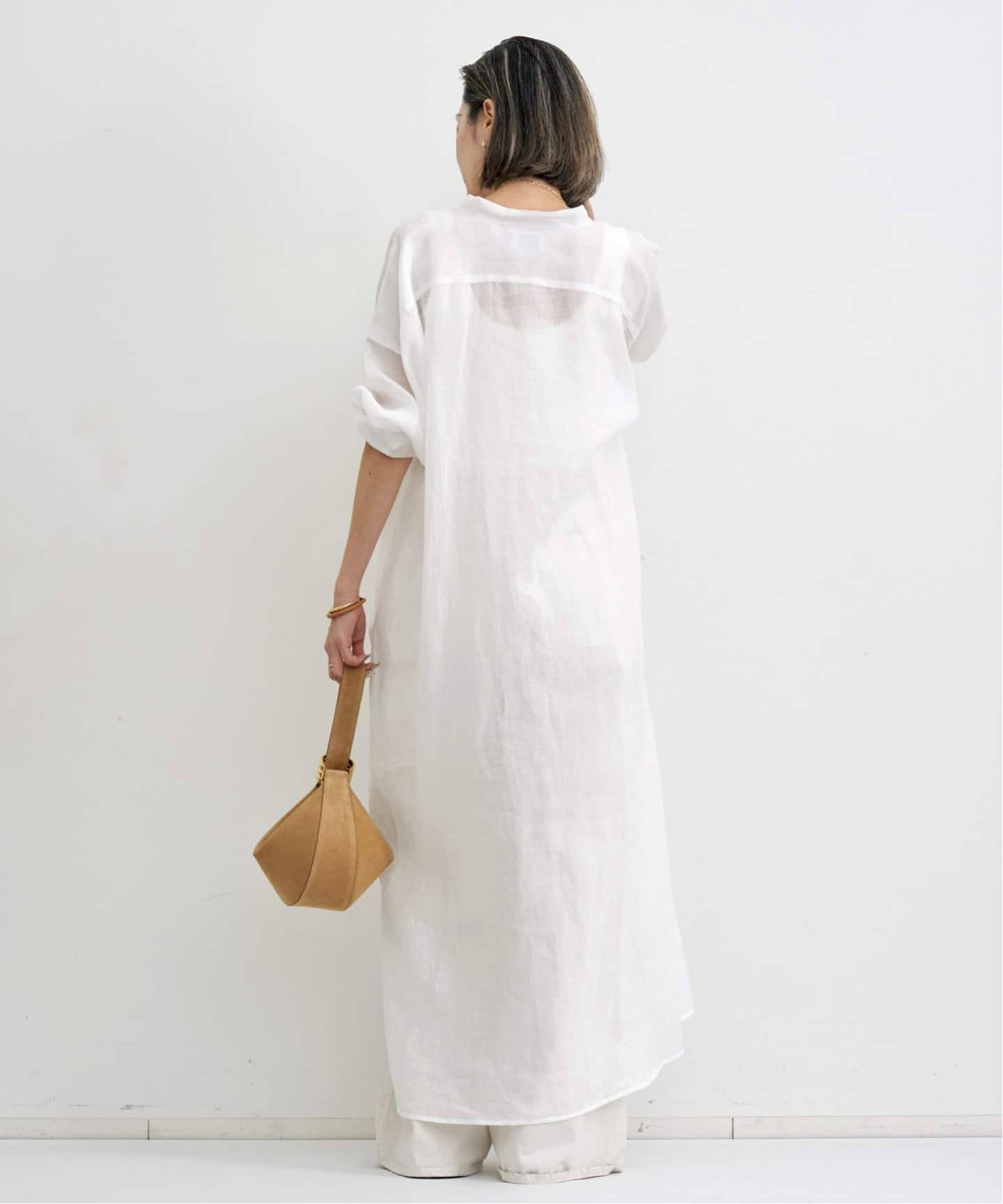 Ramie Shirts Dress（シャツワンピース）｜L'Appartement