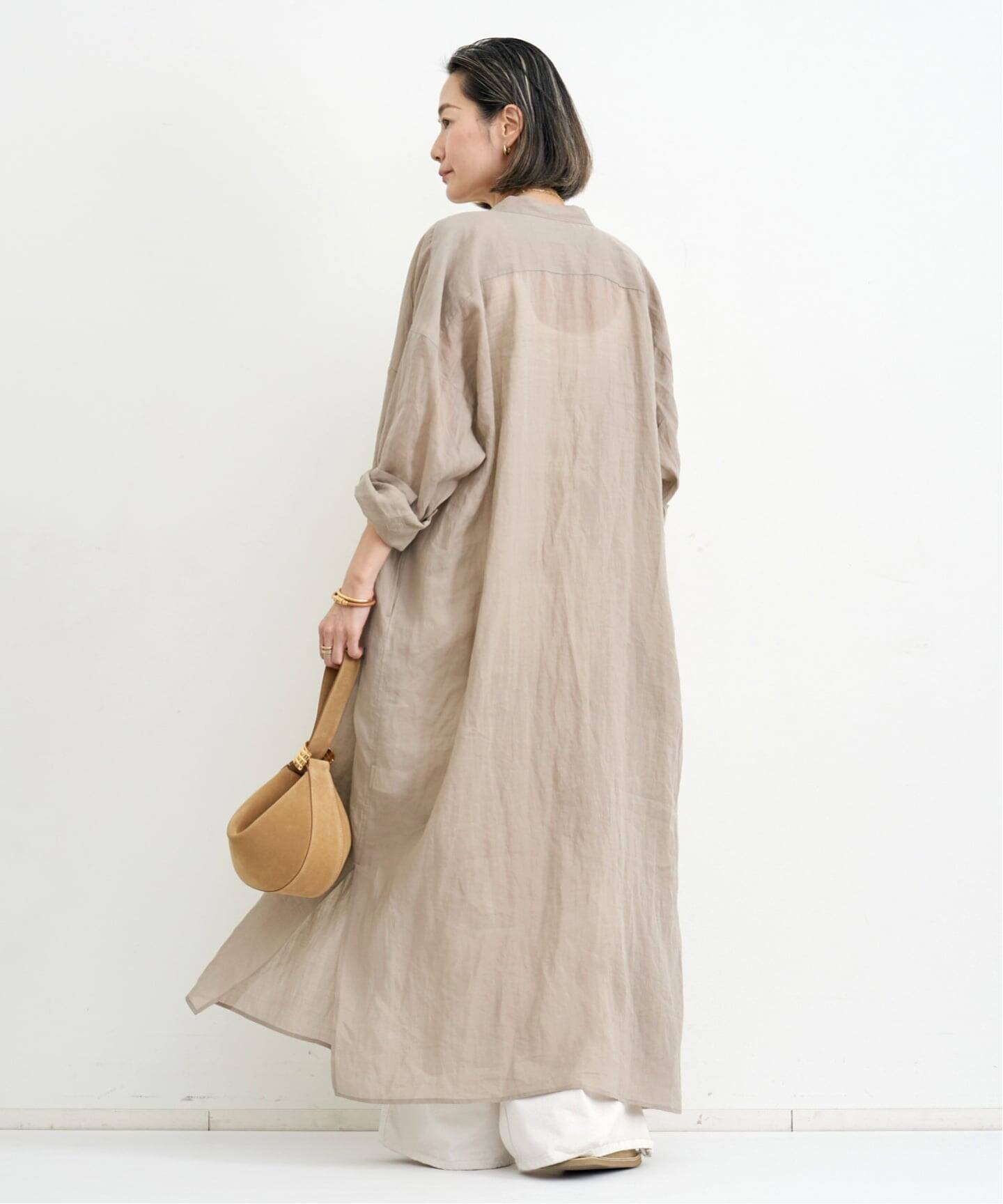 Ramie Shirts Dress（シャツワンピース）｜L'Appartement