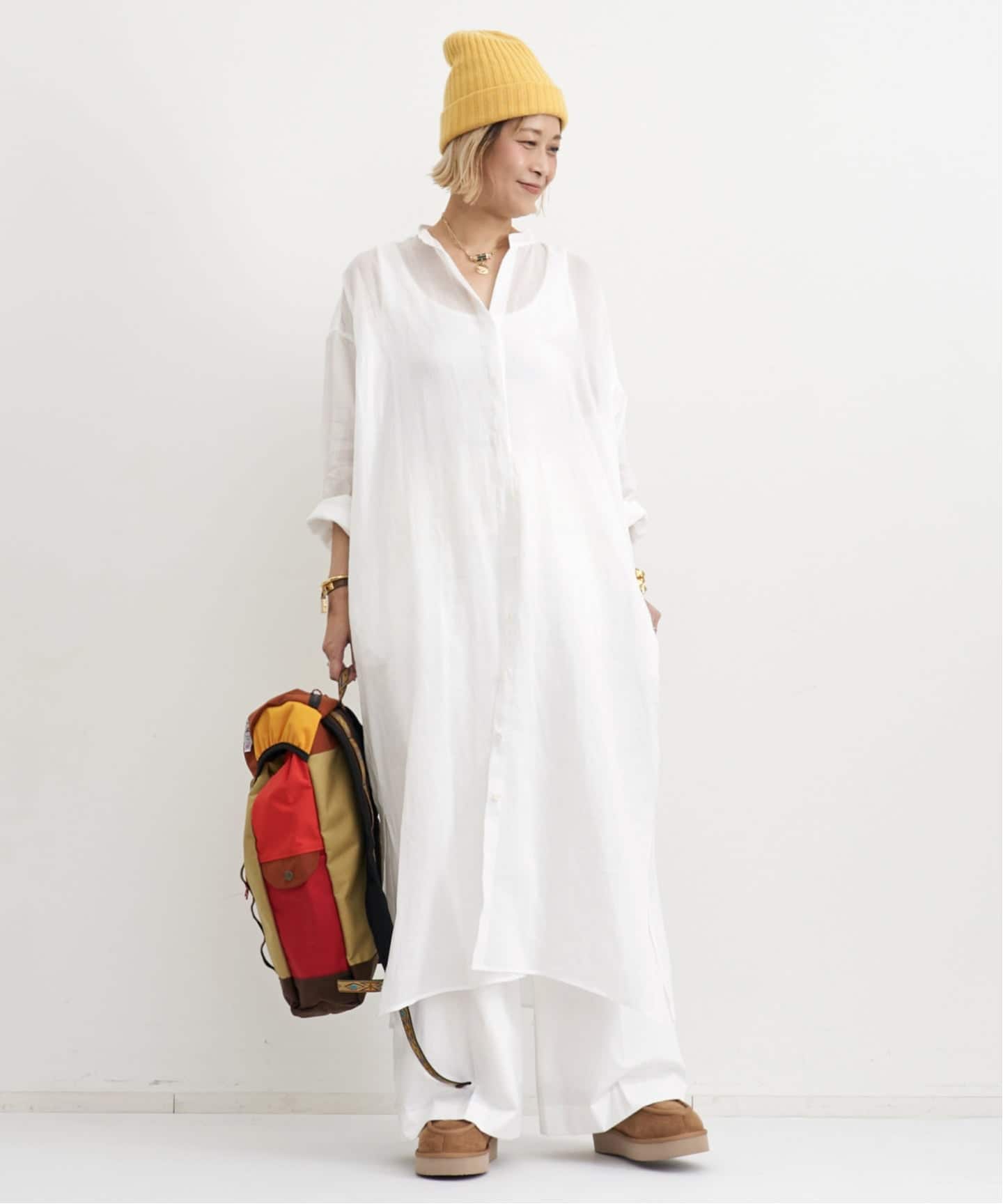 Ramie Shirts Dress（シャツワンピース）｜L'Appartement