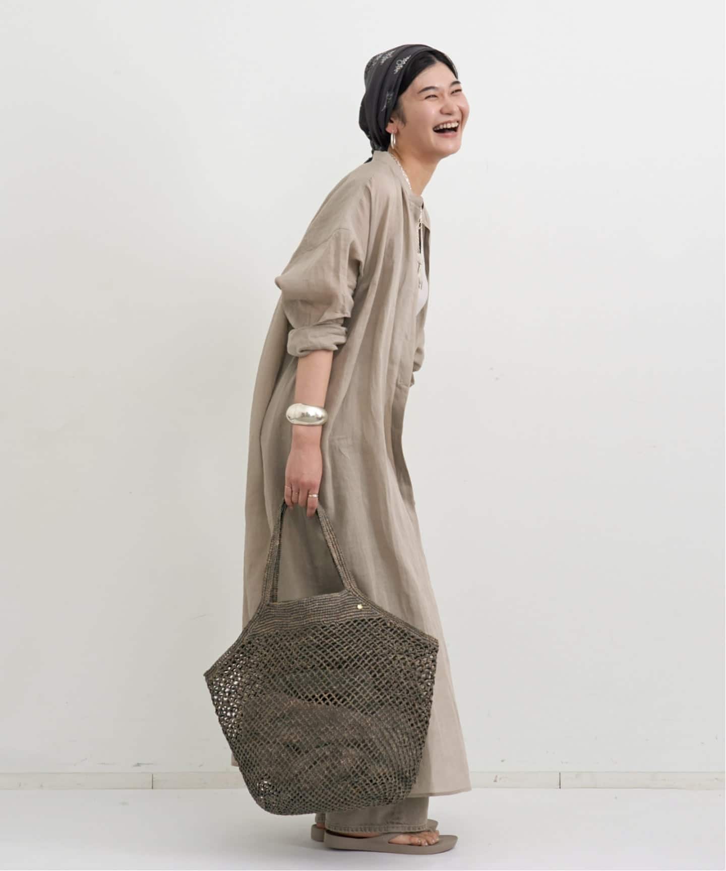 Ramie Shirts Dress（シャツワンピース）｜L'Appartement