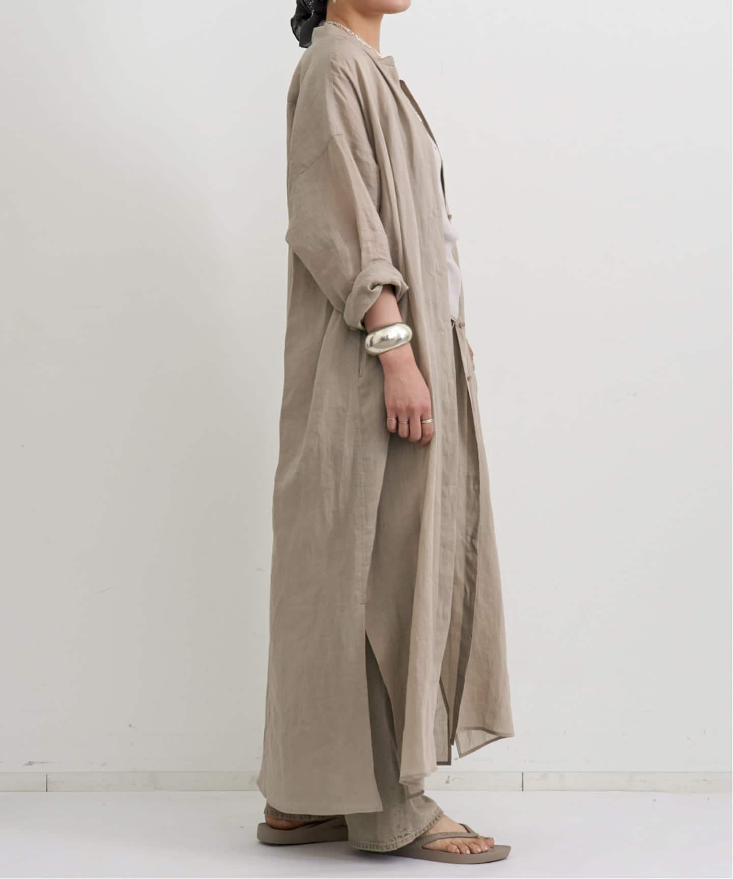 Ramie Shirts Dress（シャツワンピース）｜L'Appartement