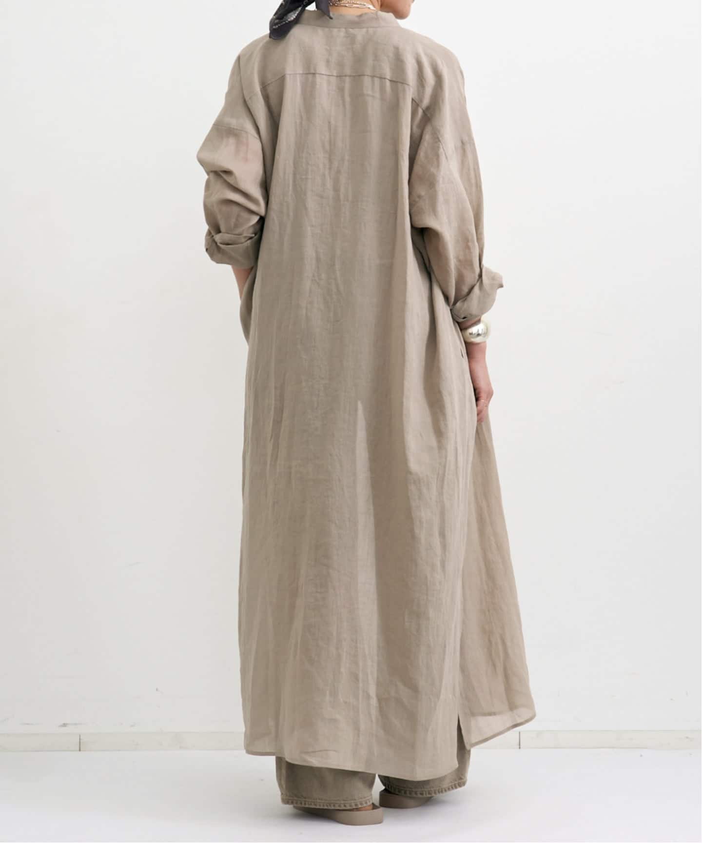 Ramie Shirts Dress（シャツワンピース）｜L'Appartement