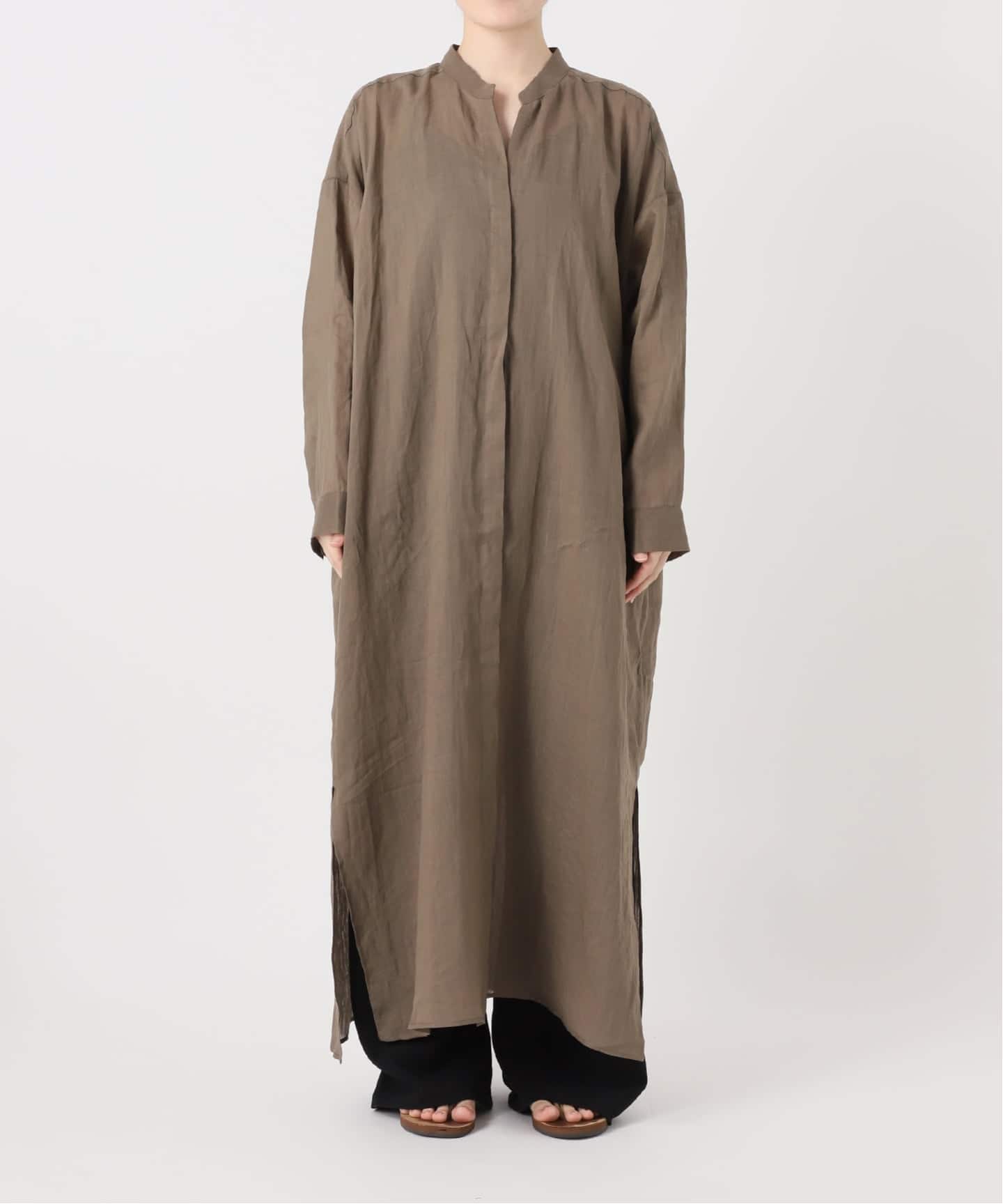 Ramie Shirts Dress（シャツワンピース）｜L'Appartement