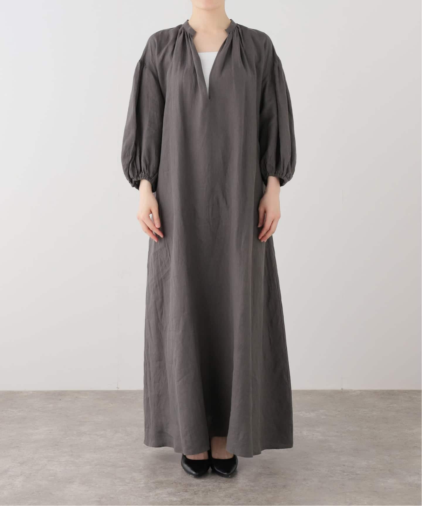 L'AppartementアパルトモンLinenMadam Dressドレス LIBECO LINEN DRESS（ワンピース）｜L'Appartement（アパルトモン）の