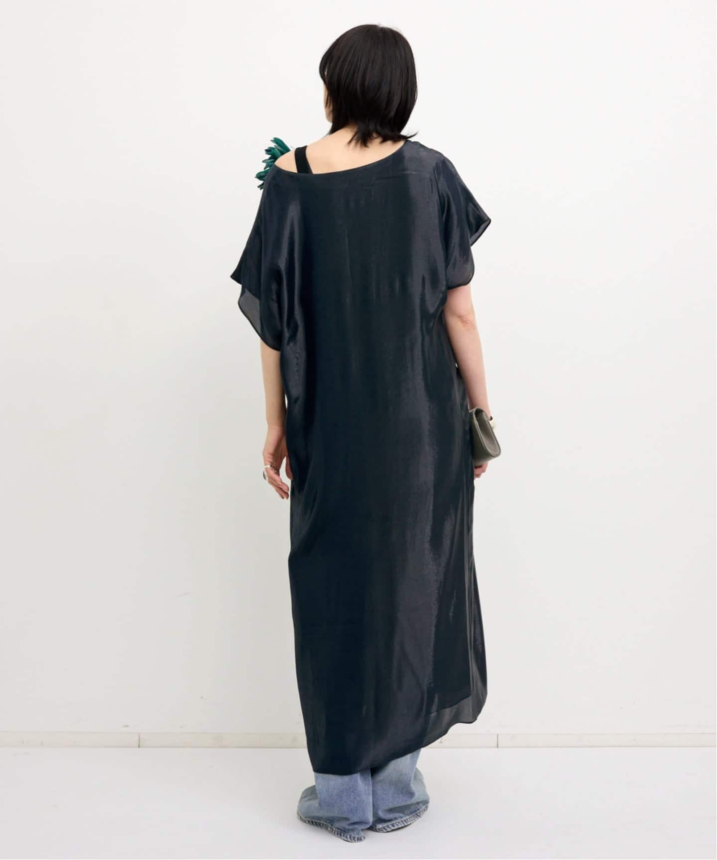INDRESS/インドレス】 PLAIN LUREX DRESS（ワンピース）｜L