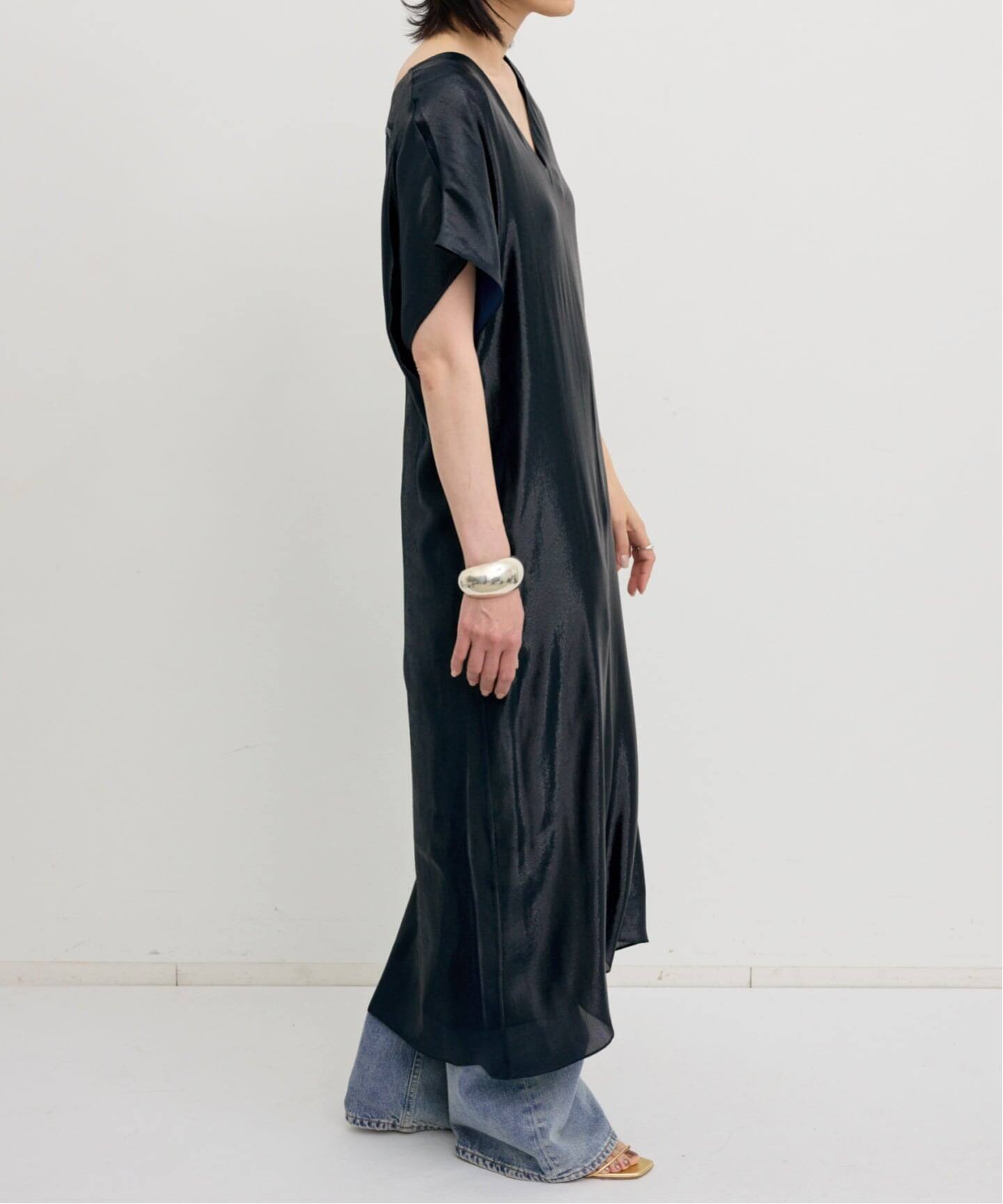 INDRESS/インドレス】 PLAIN LUREX DRESS（ワンピース）｜L