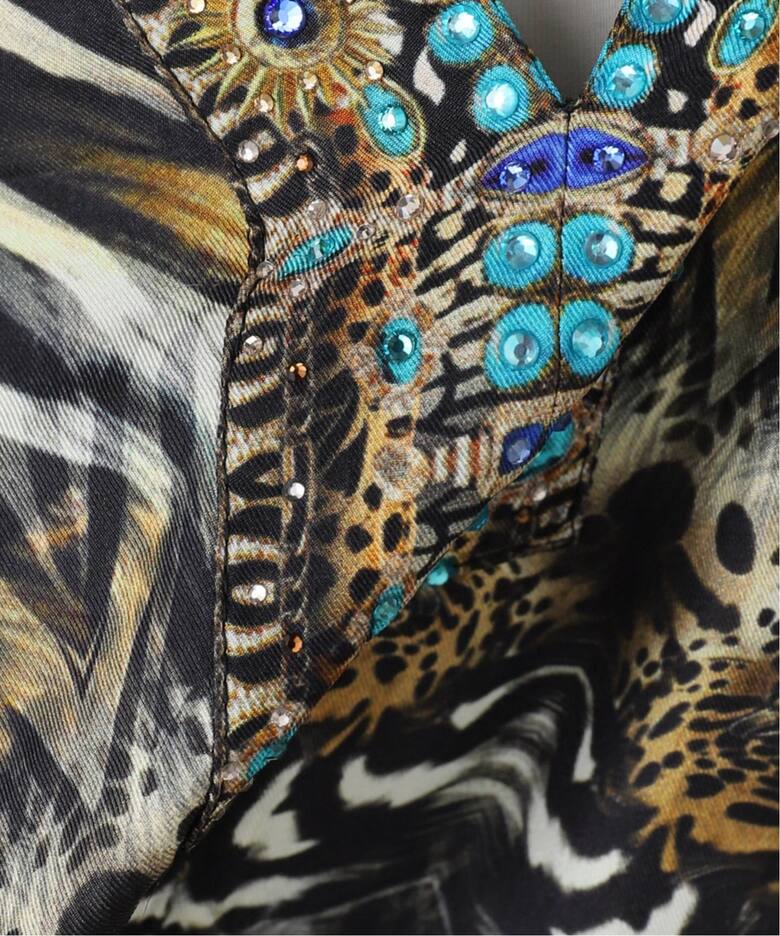 CAMILLA/カミラ】 KAFTAN WITH TIE（ワンピース）｜L