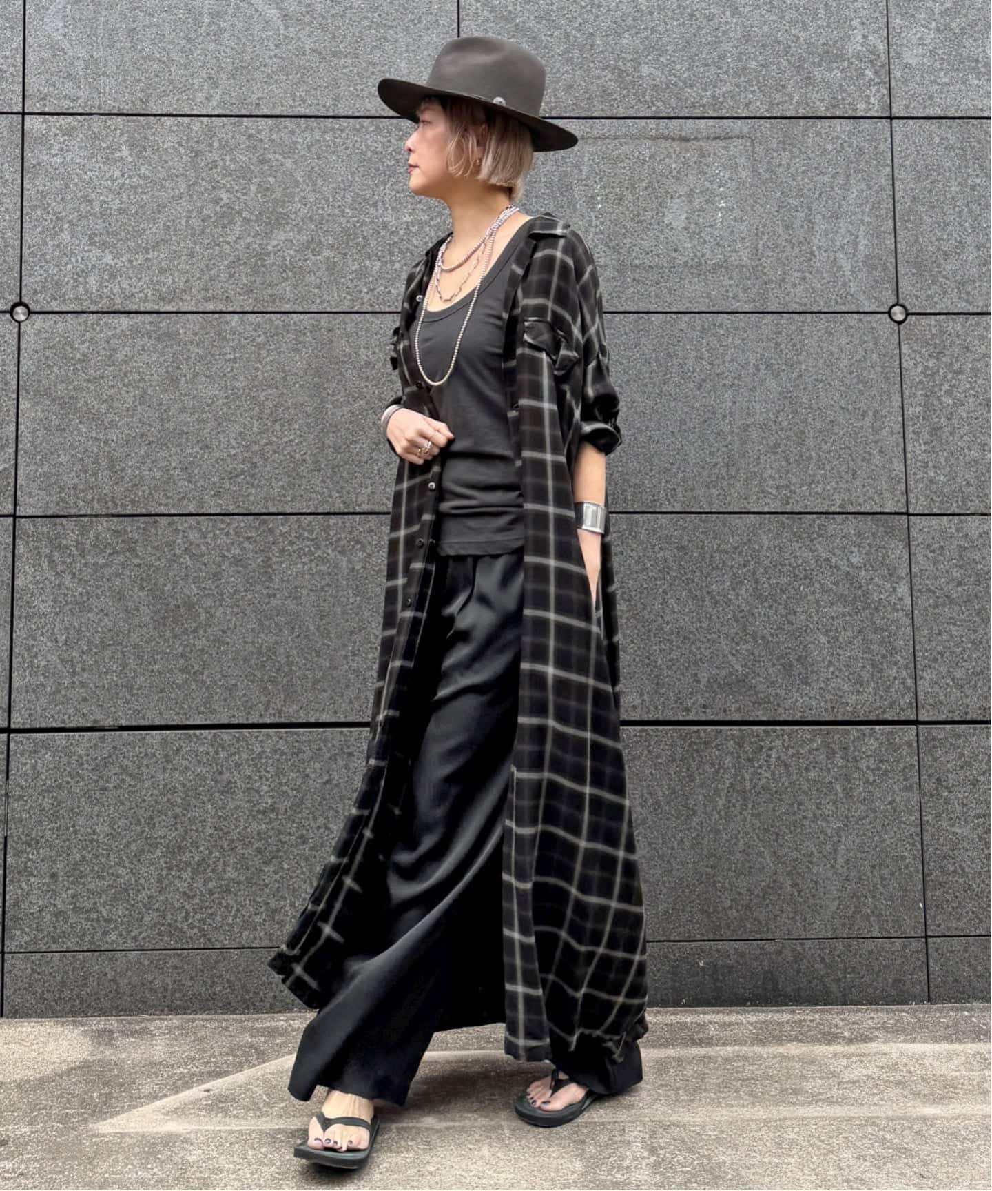 アパルトモンREMI REIEFレミレリー]CHECK SHIRT DRESS REMI RELIEF/レミ レリーフ】 CHECK SHIRT DRESS（シャツワンピース