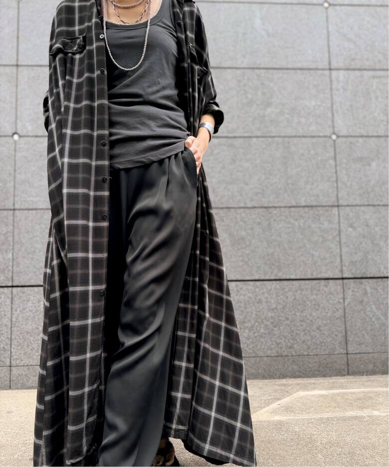 REMI RELIEF/レミ レリーフ】 CHECK SHIRT DRESS（シャツワンピース