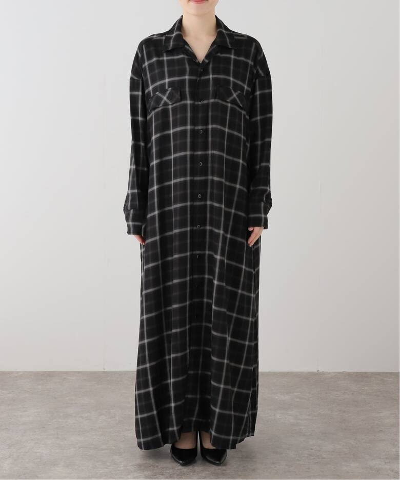 REMI RELIEF/レミ レリーフ】 CHECK SHIRT DRESS（シャツワンピース 