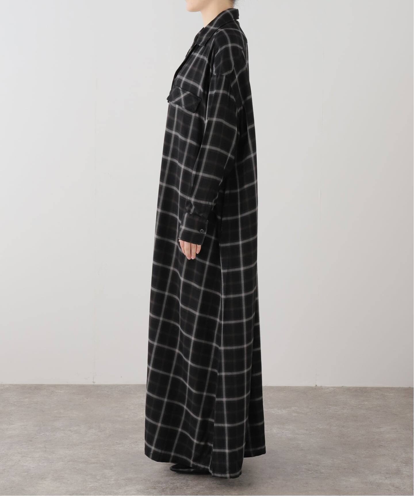 REMI RELIEF/レミ レリーフ】 CHECK SHIRT DRESS（シャツワンピース