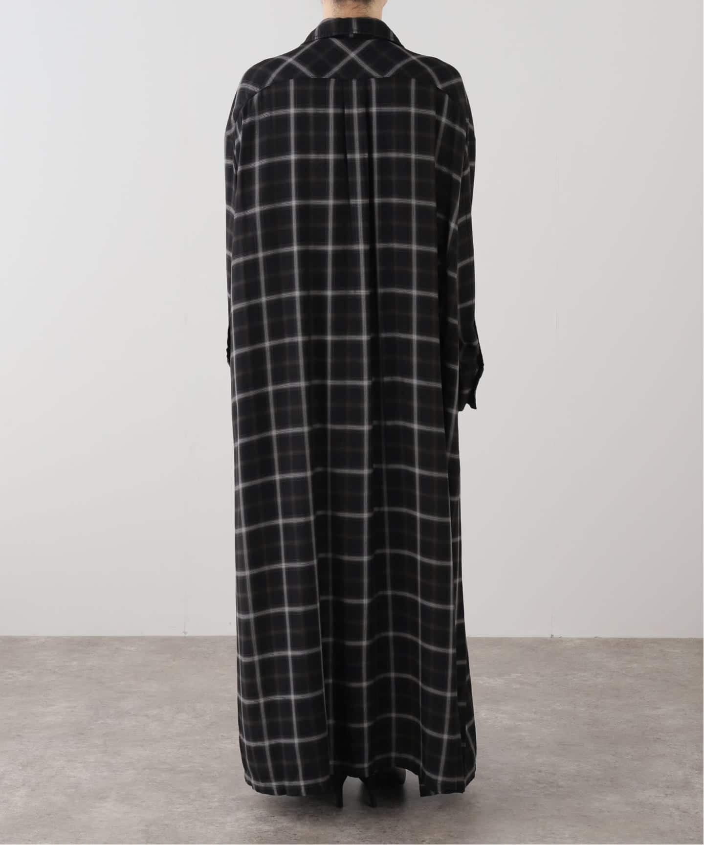 REMI RELIEF/レミ レリーフ】 CHECK SHIRT DRESS（シャツワンピース