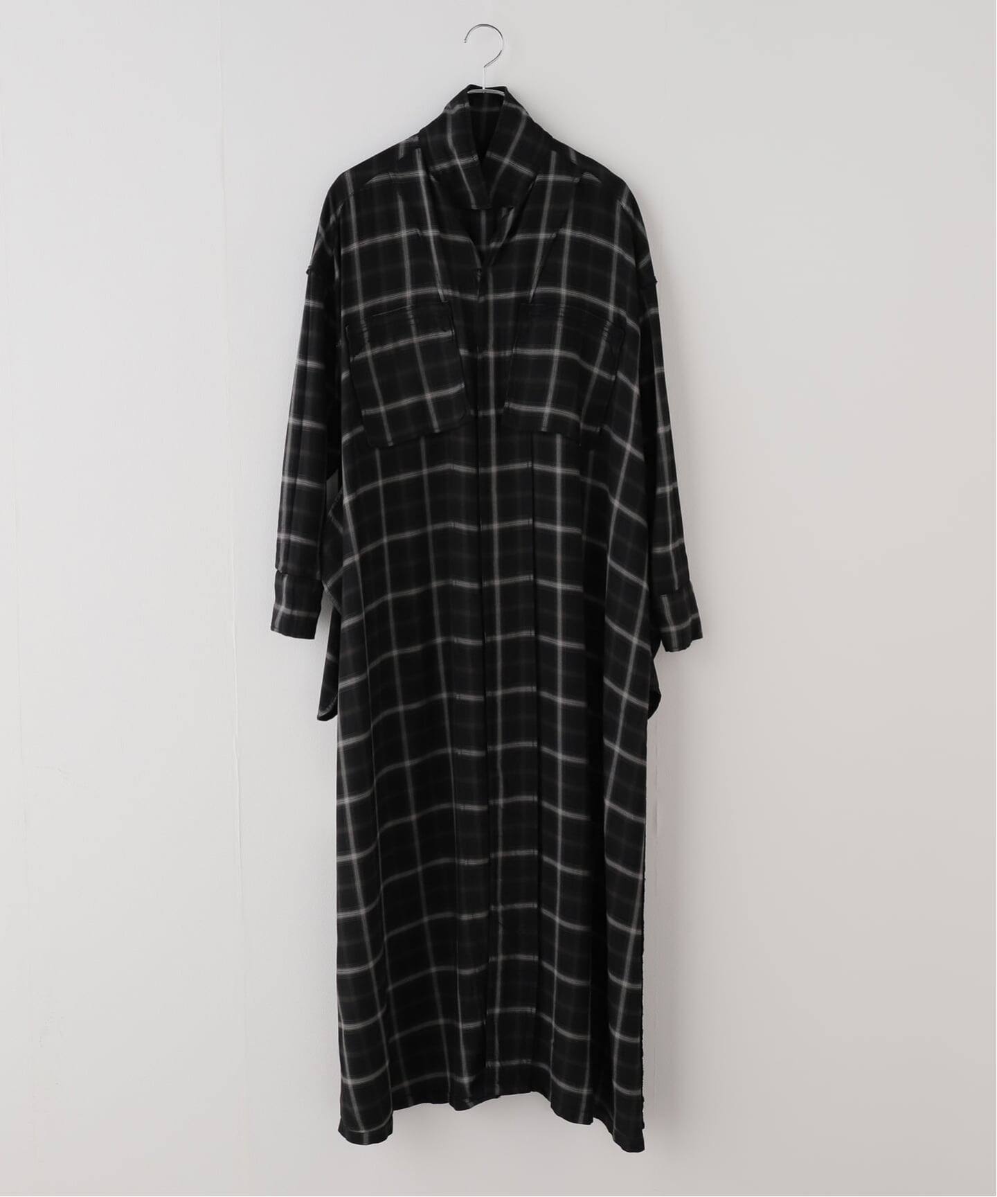 REMI RELIEF/レミ レリーフ】 CHECK SHIRT DRESS（シャツワンピース