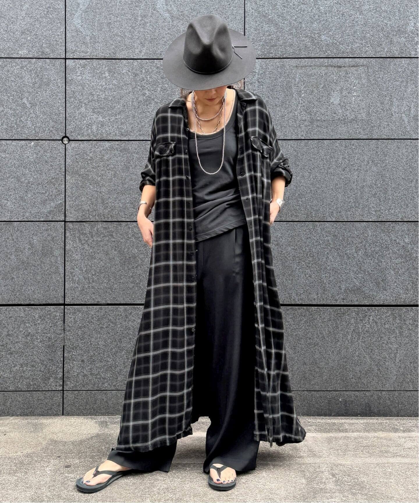 REMI RELIEF/レミ レリーフ】 CHECK SHIRT DRESS（シャツワンピース 