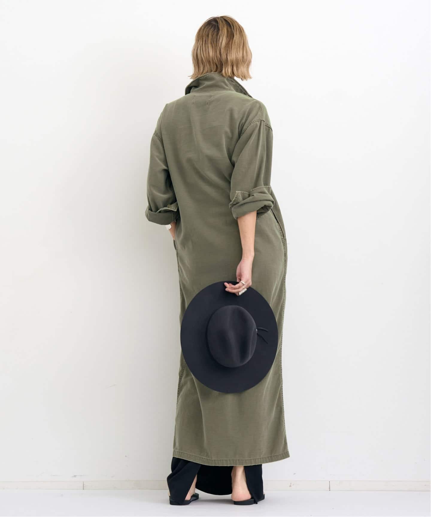 REMI RELIEF/レミ レリーフ】 MILITARY SHIRTS DRESS（シャツ
