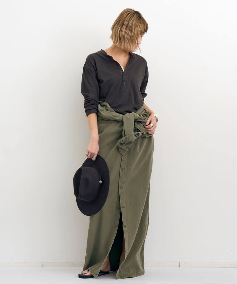 REMI RELIEF/レミ レリーフ】 MILITARY SHIRTS DRESS（シャツ 