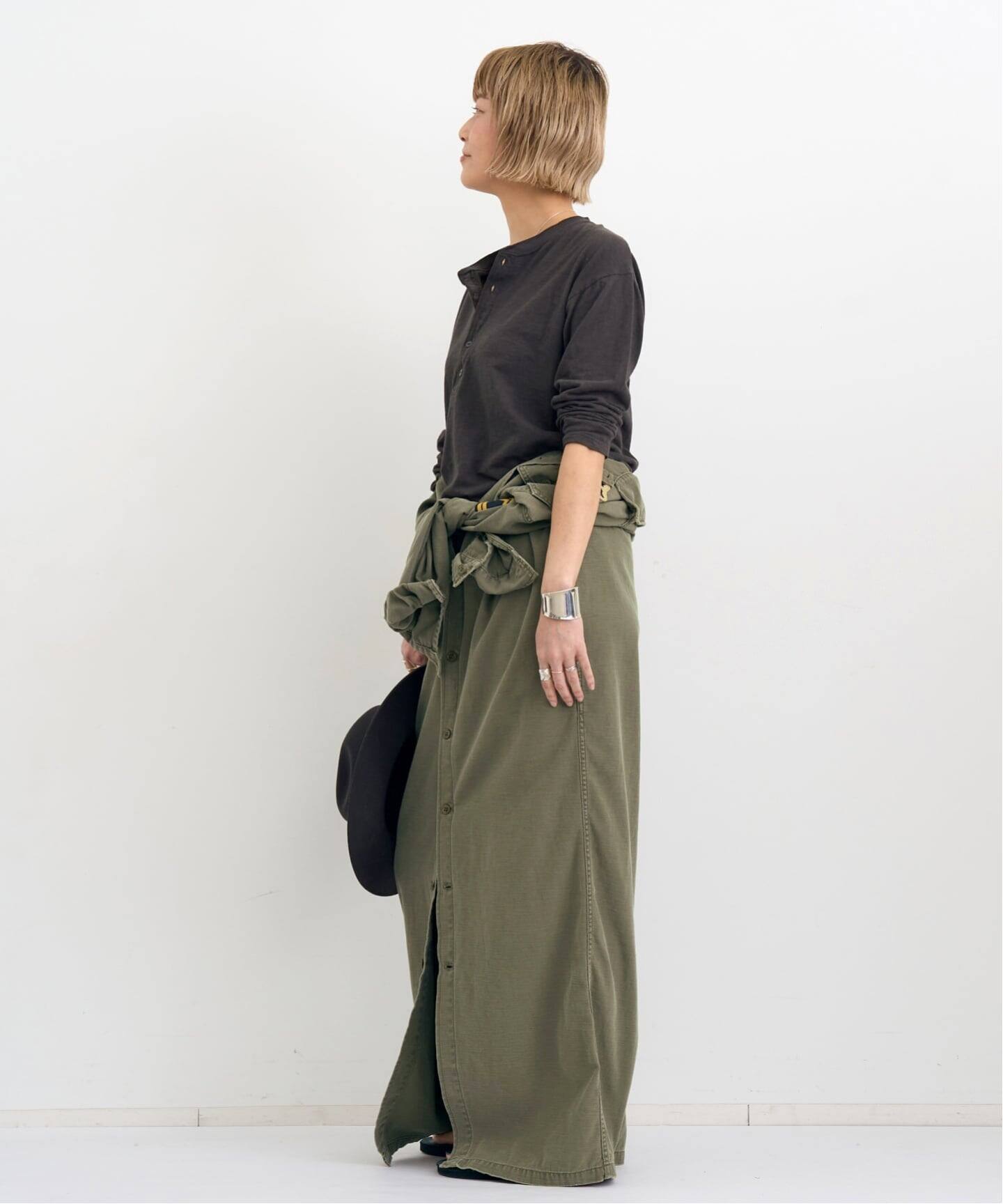 【REMI RELIEEF】MILITARY SHI RTS DRESS REMI RELIEF/レミ レリーフ】 MILITARY SHIRTS DRESS（シャツ