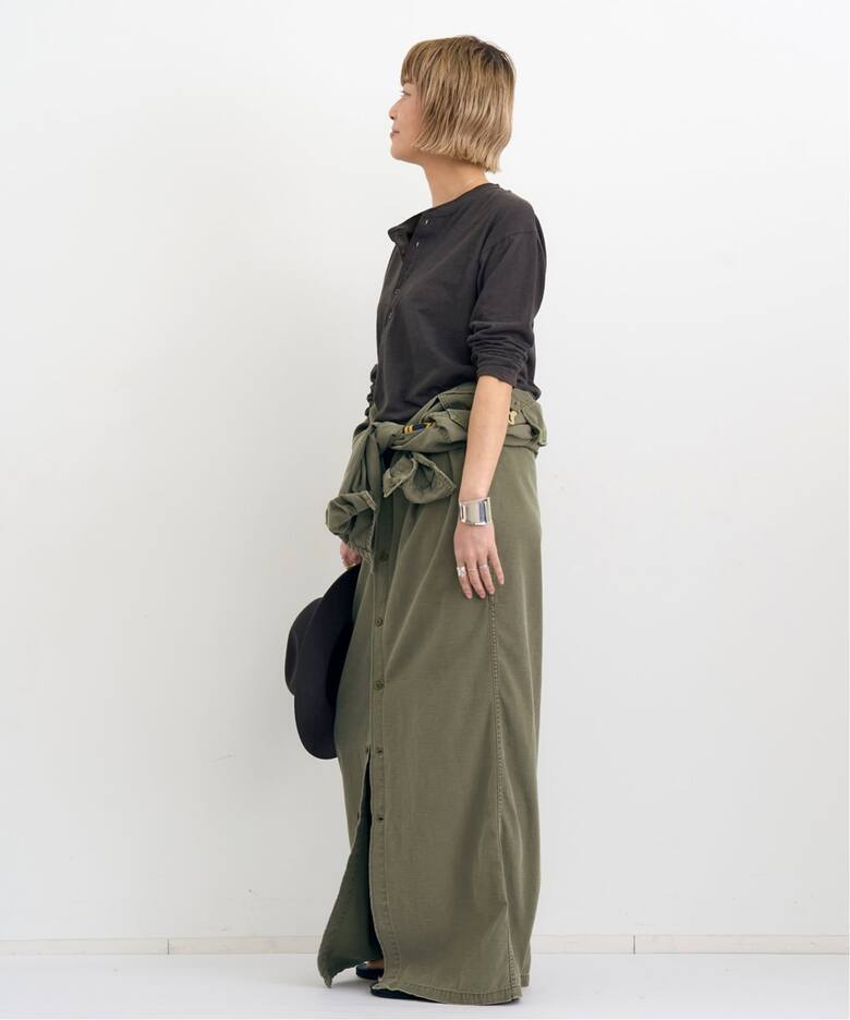 REMI RELIEF/レミ レリーフ】 MILITARY SHIRTS DRESS（シャツ 