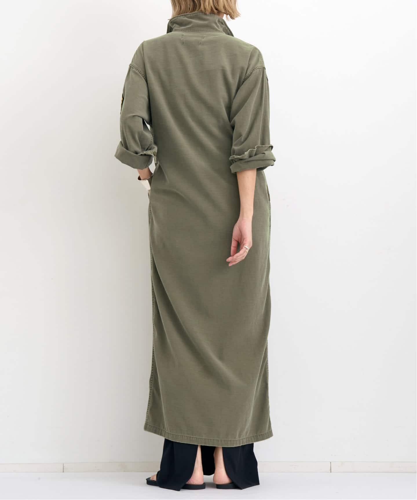 【REMI RELIEEF】MILITARY SHI RTS DRESS REMI RELIEF/レミ レリーフ】 MILITARY SHIRTS DRESS（シャツ