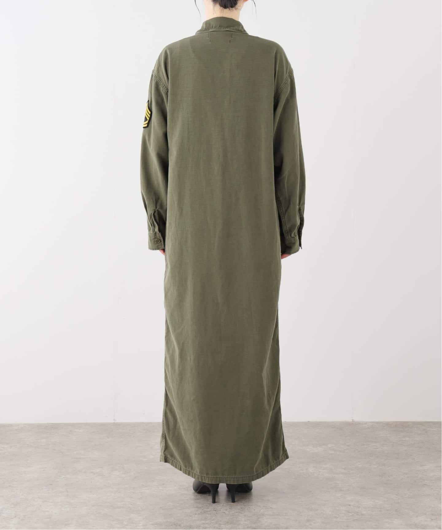 L'Appartement 最終値下げ 【レミレリーフ】シャツワンピース REMI RELIEF/レミ レリーフ】 MILITARY SHIRTS DRESS（シャツ