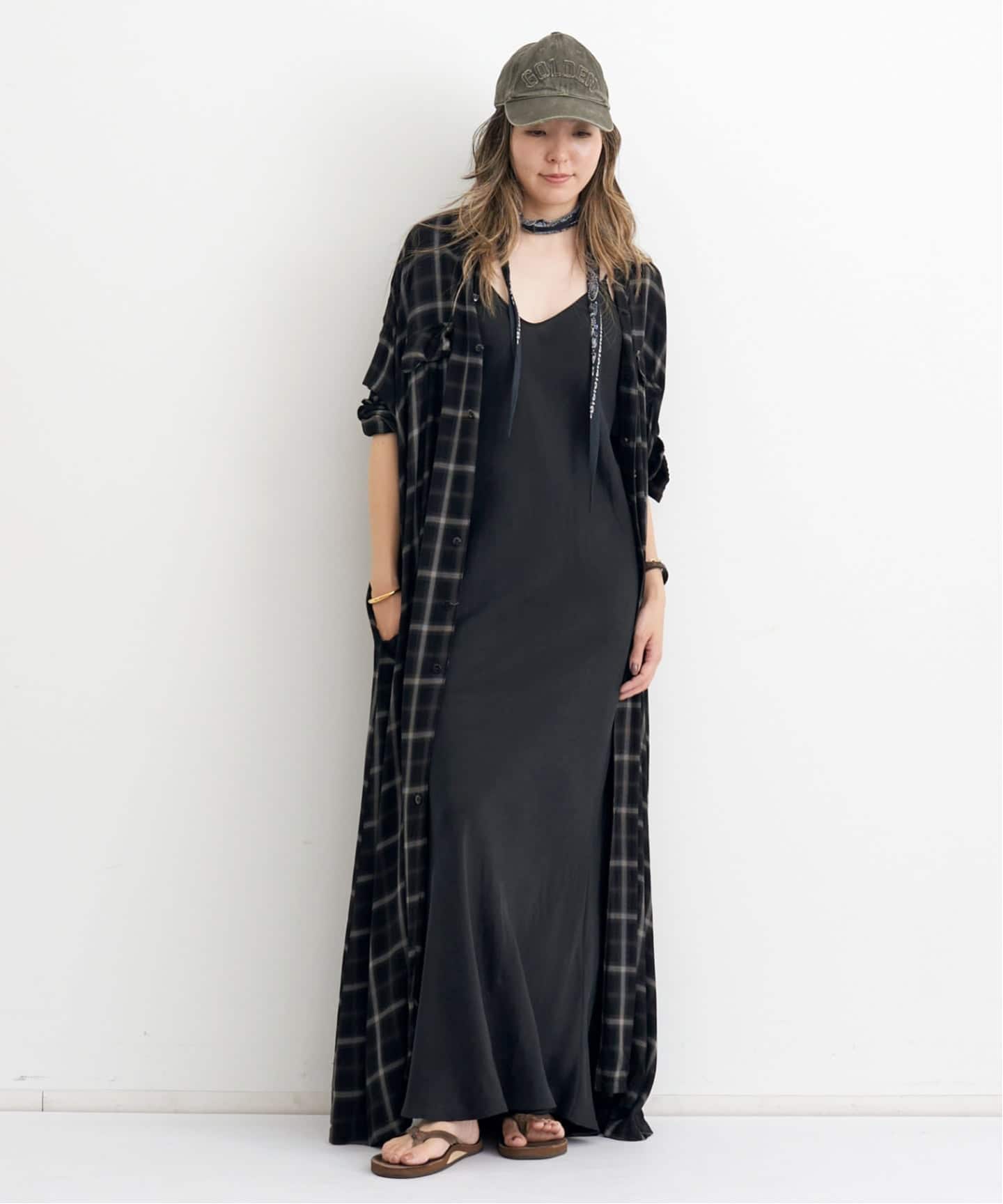 REMI RELIEF/レミ レリーフ】 CHECK SHIRT DRESS（シャツワンピース