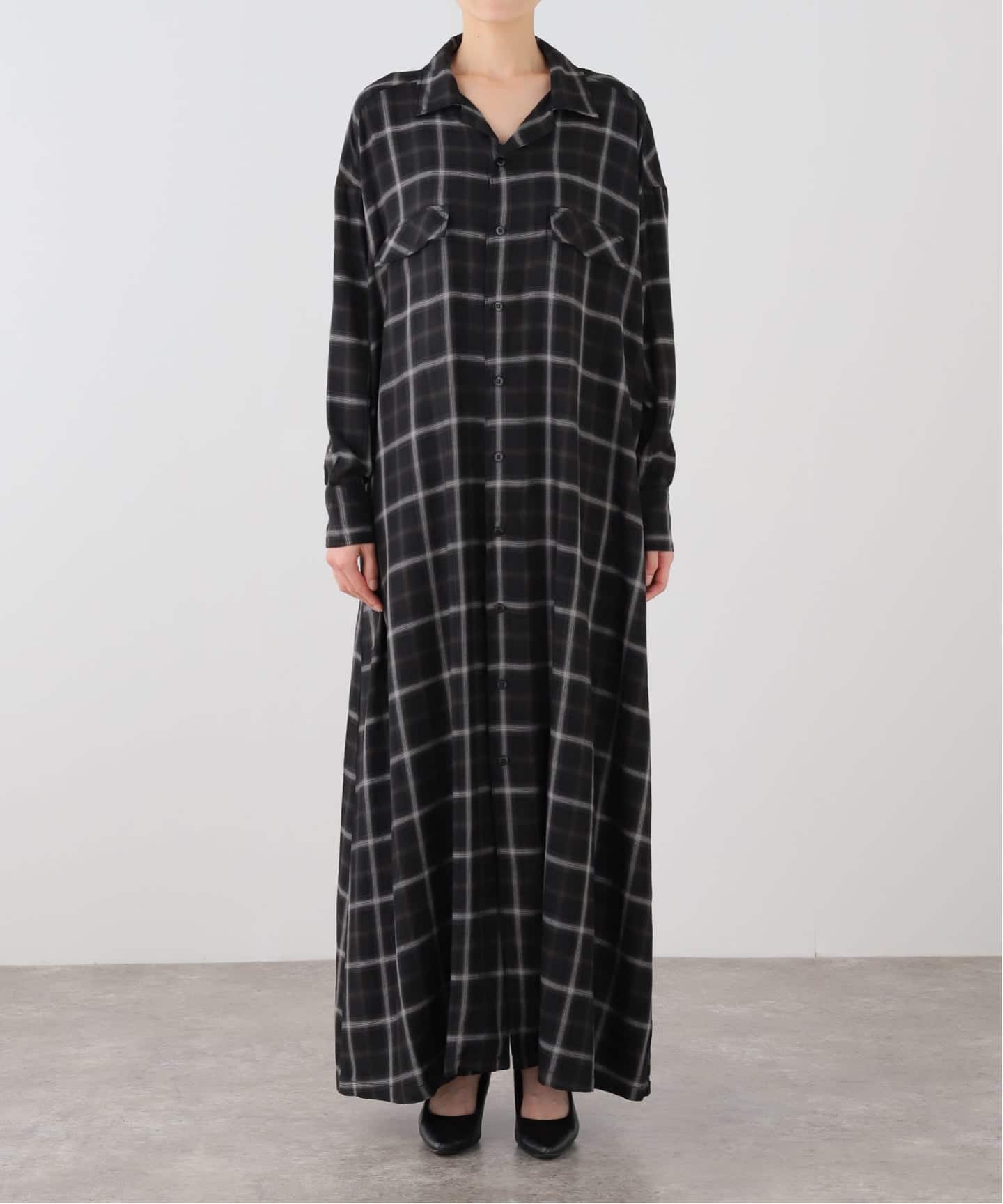 REMI RELIEF/レミ レリーフ】 CHECK SHIRT DRESS（シャツワンピース