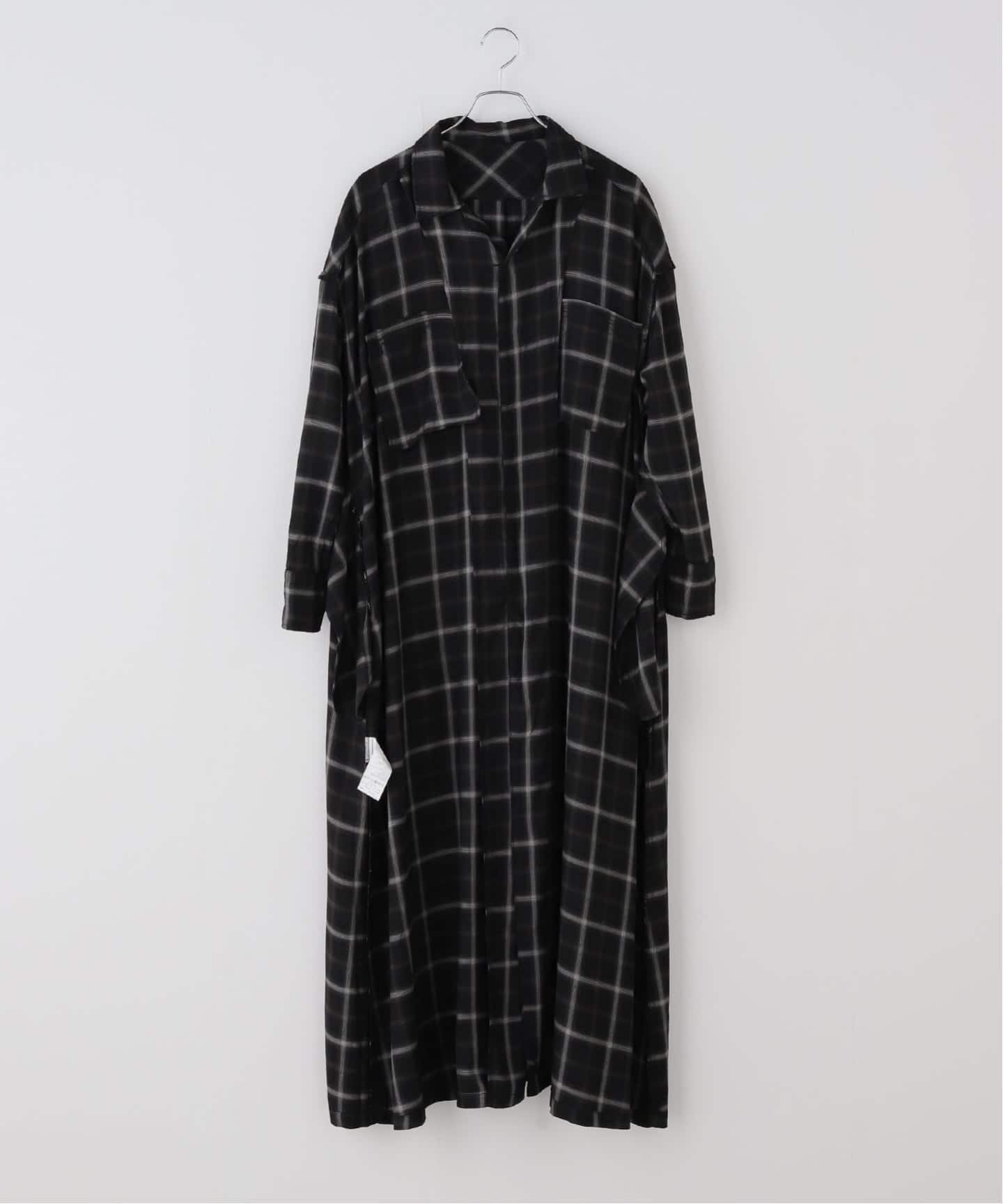 REMI RELIEF/レミ レリーフ】 CHECK SHIRT DRESS（シャツワンピース