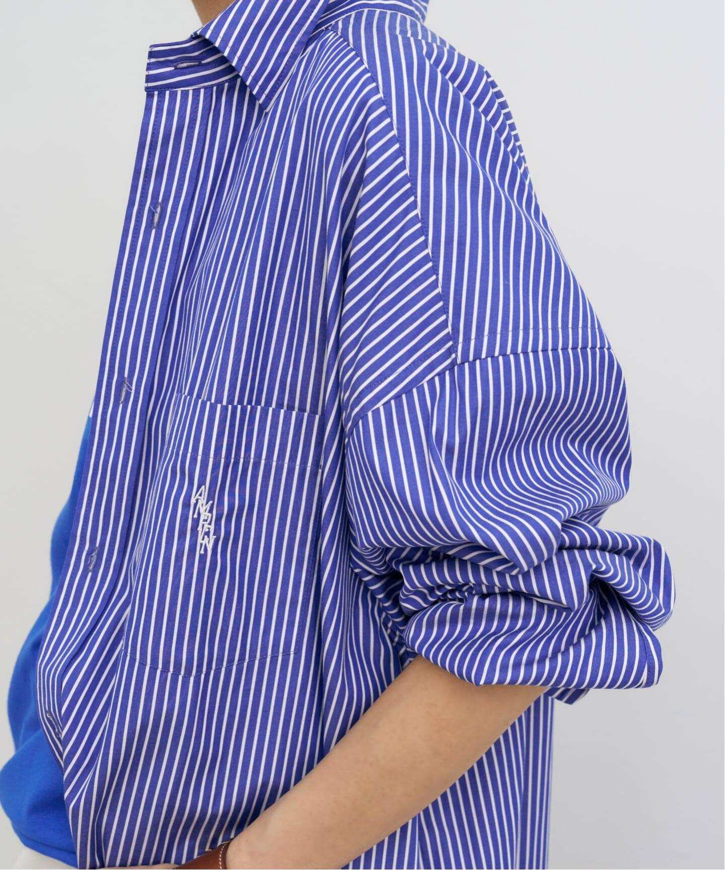 AMERICANA/アメリカーナ】 Stripe Shirt Onepeace（シャツワンピース 