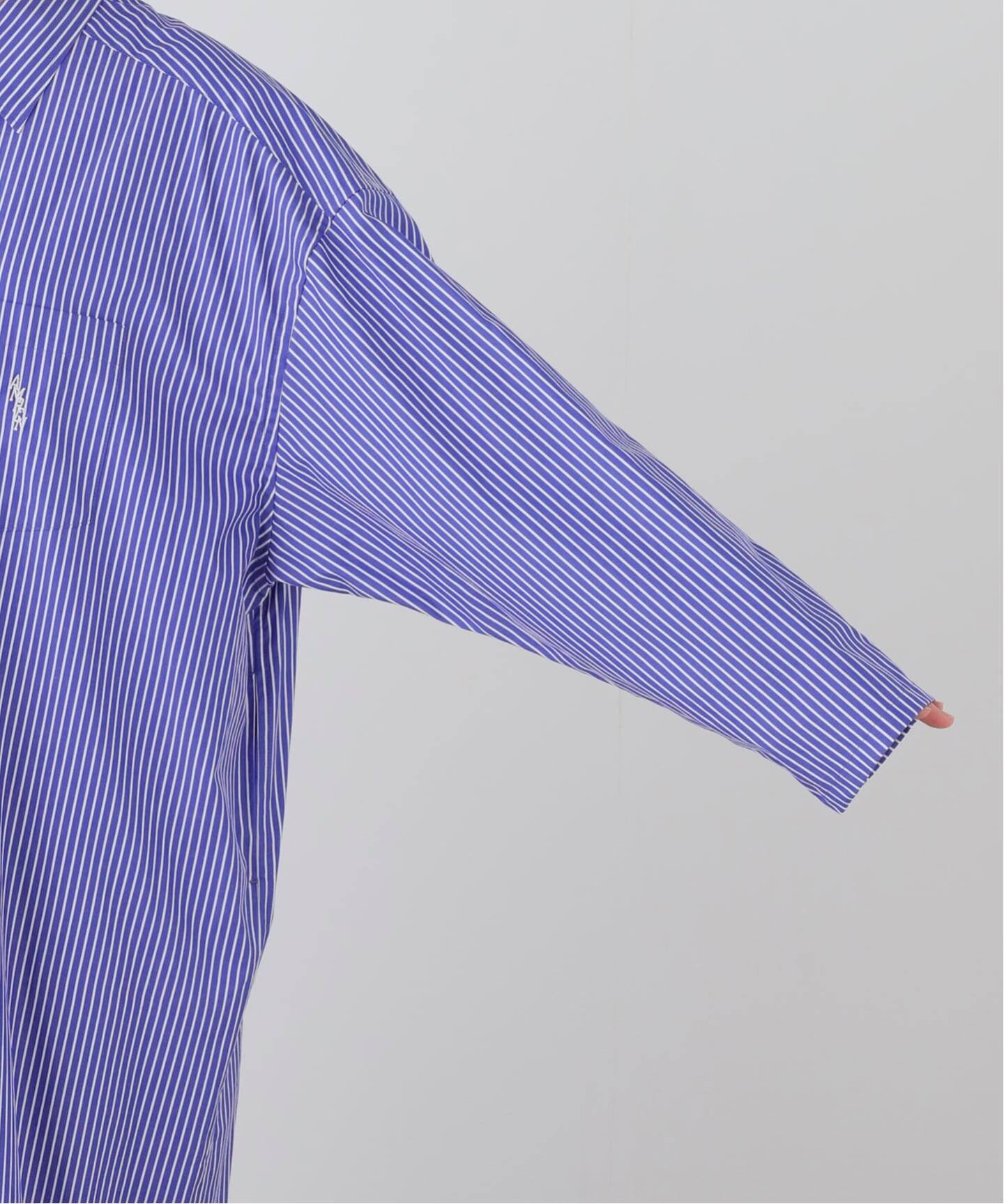 AMERICANA/アメリカーナ】 Stripe Shirt Onepeace（シャツワンピース