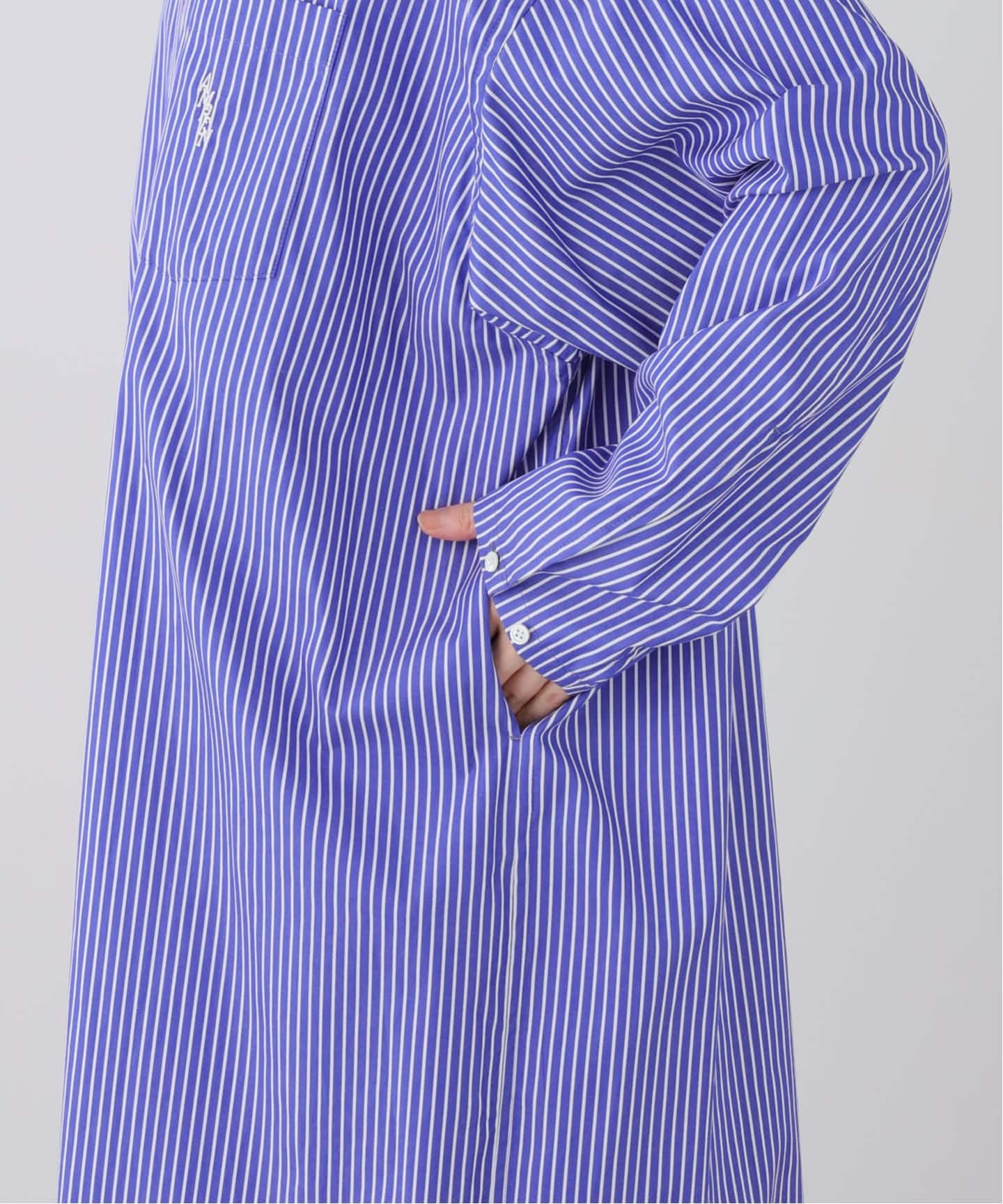 AMERICANA/アメリカーナ】 Stripe Shirt Onepeace（シャツワンピース