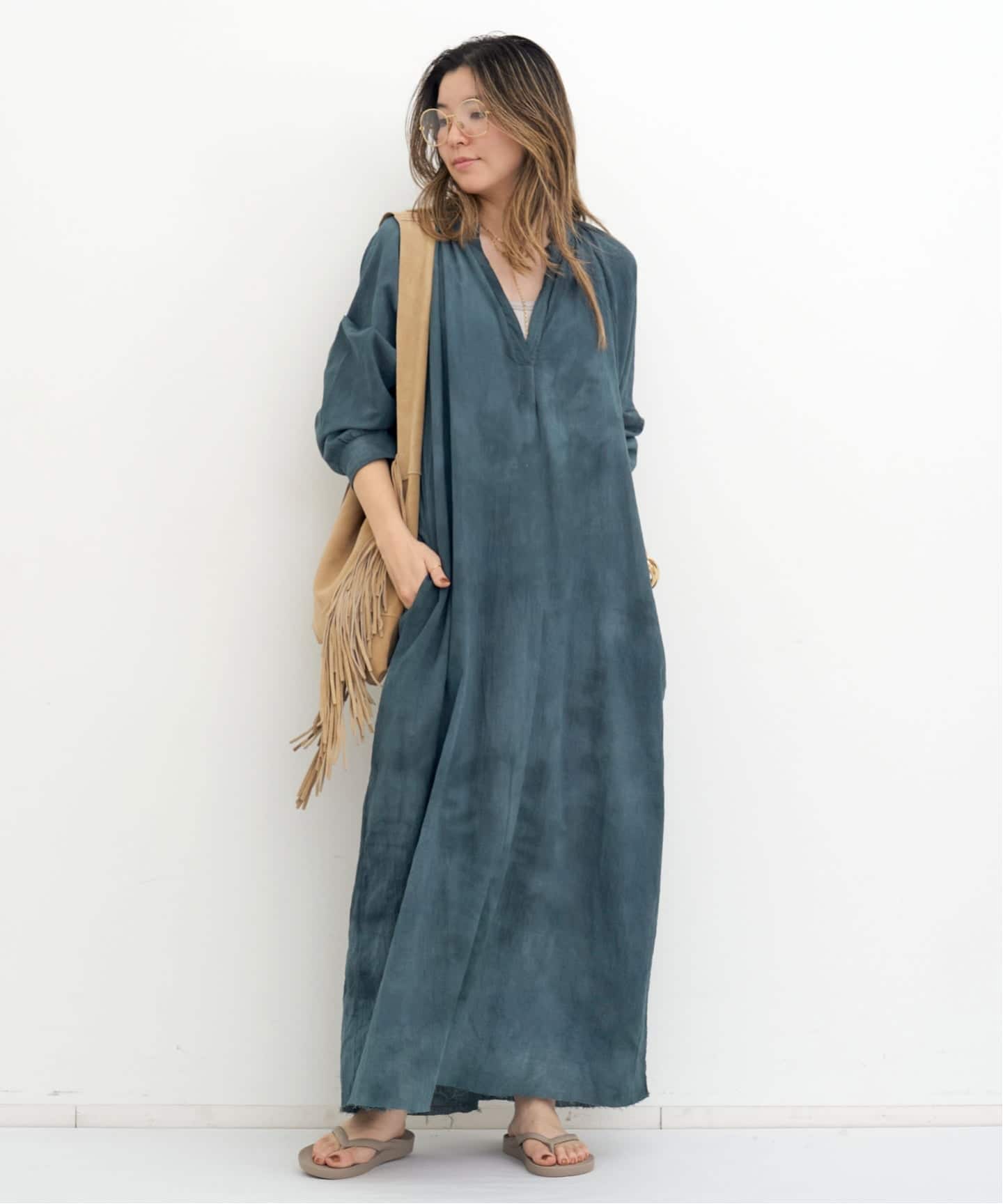 LOVE TANJANE/ラブ タンジェイン】 MAXI DRESS（ワンピース）｜L
