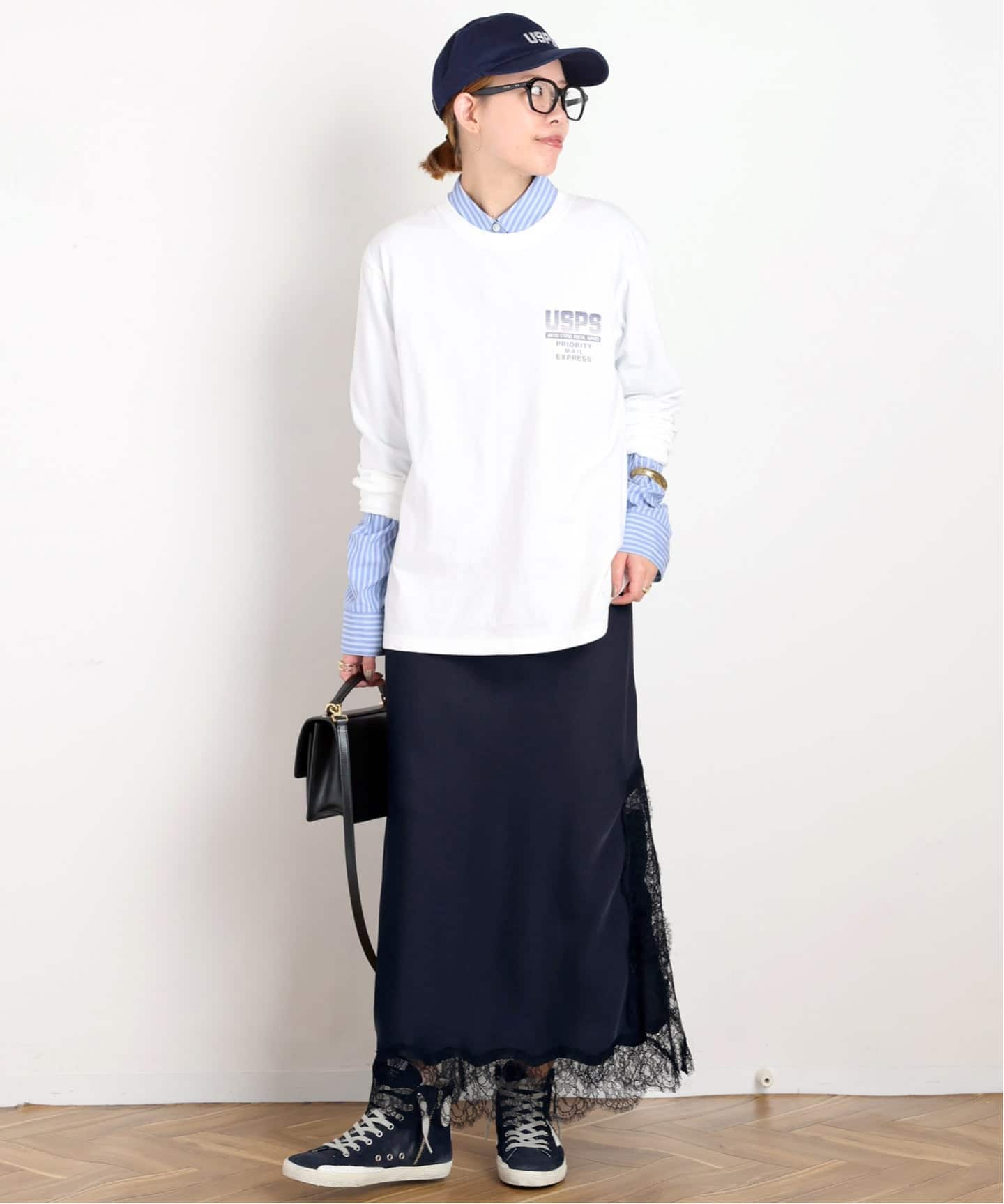 Lace Trimmed Dress 1(NV)（ワンピース）｜AP STUDIO（エーピー