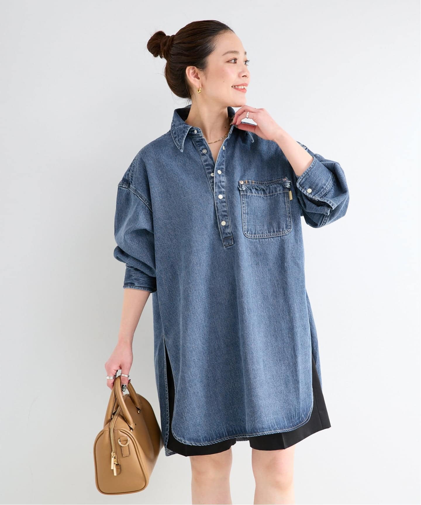 予約》ウォッシャブル / DU JOUR / デュ ジュール JEAN BUAERO TUNIC
