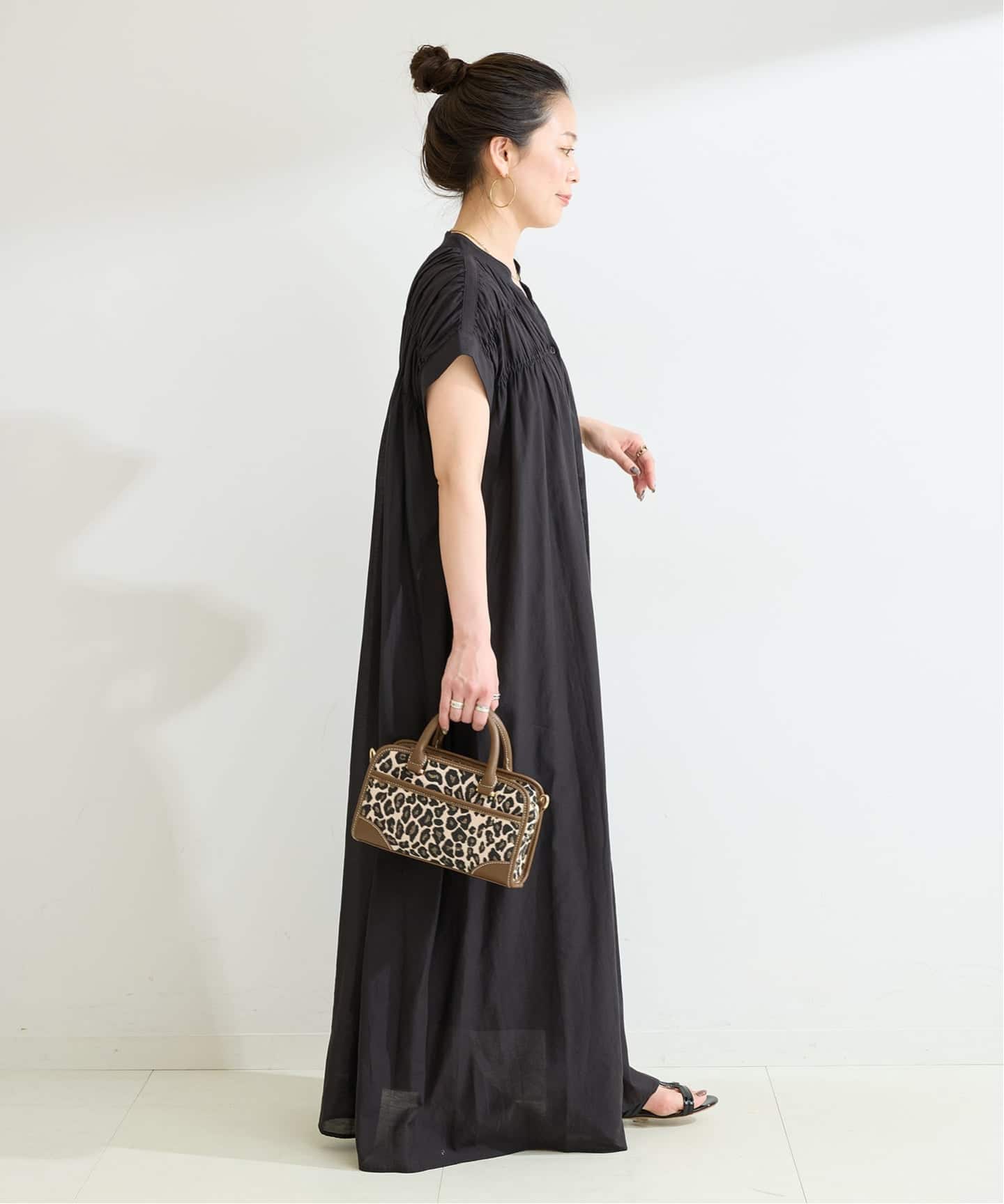 S/Mサイズ展開》手洗い可 / ボイルタックワンピース（ワンピース