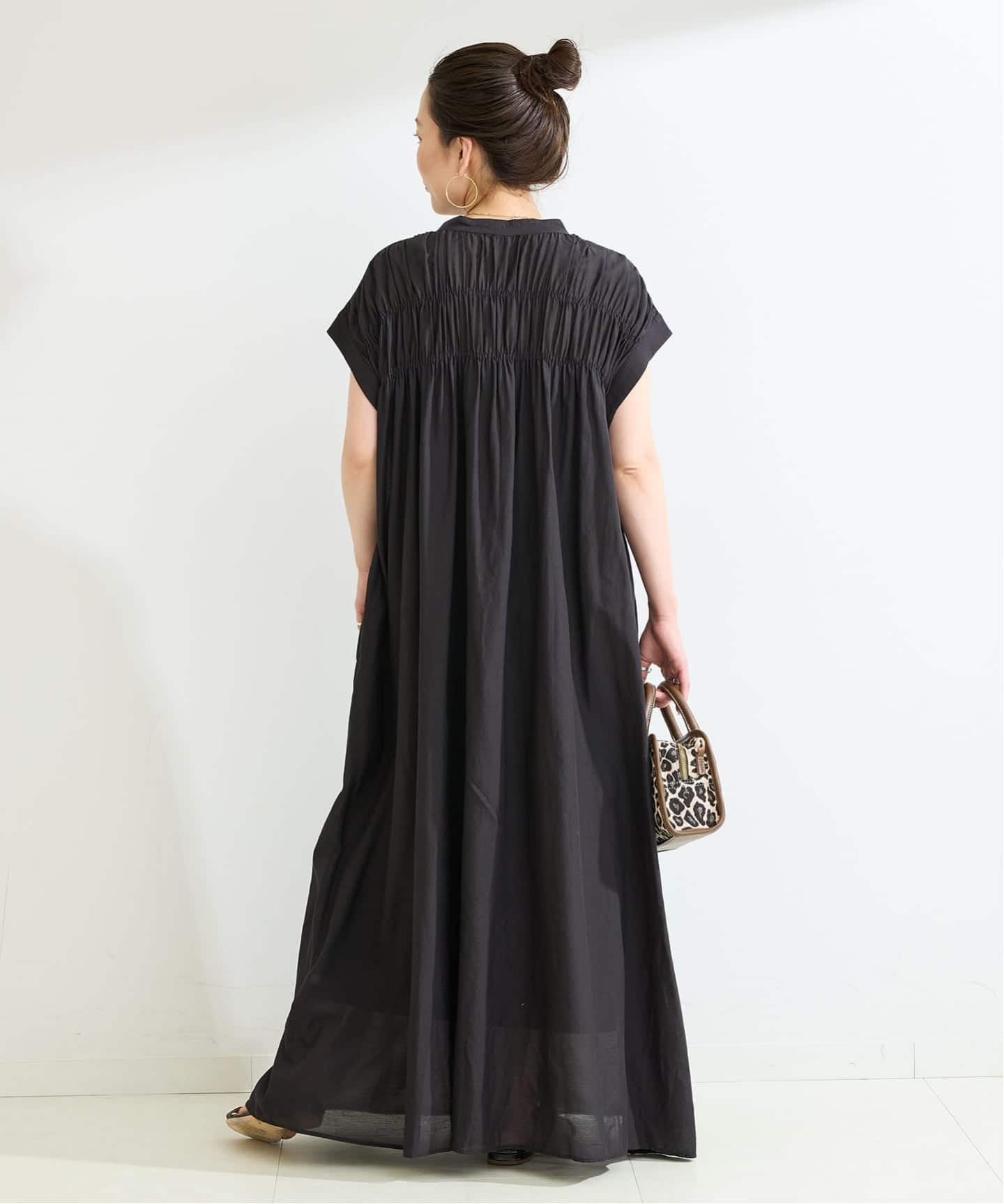 S/Mサイズ展開》手洗い可 / ボイルタックワンピース（ワンピース