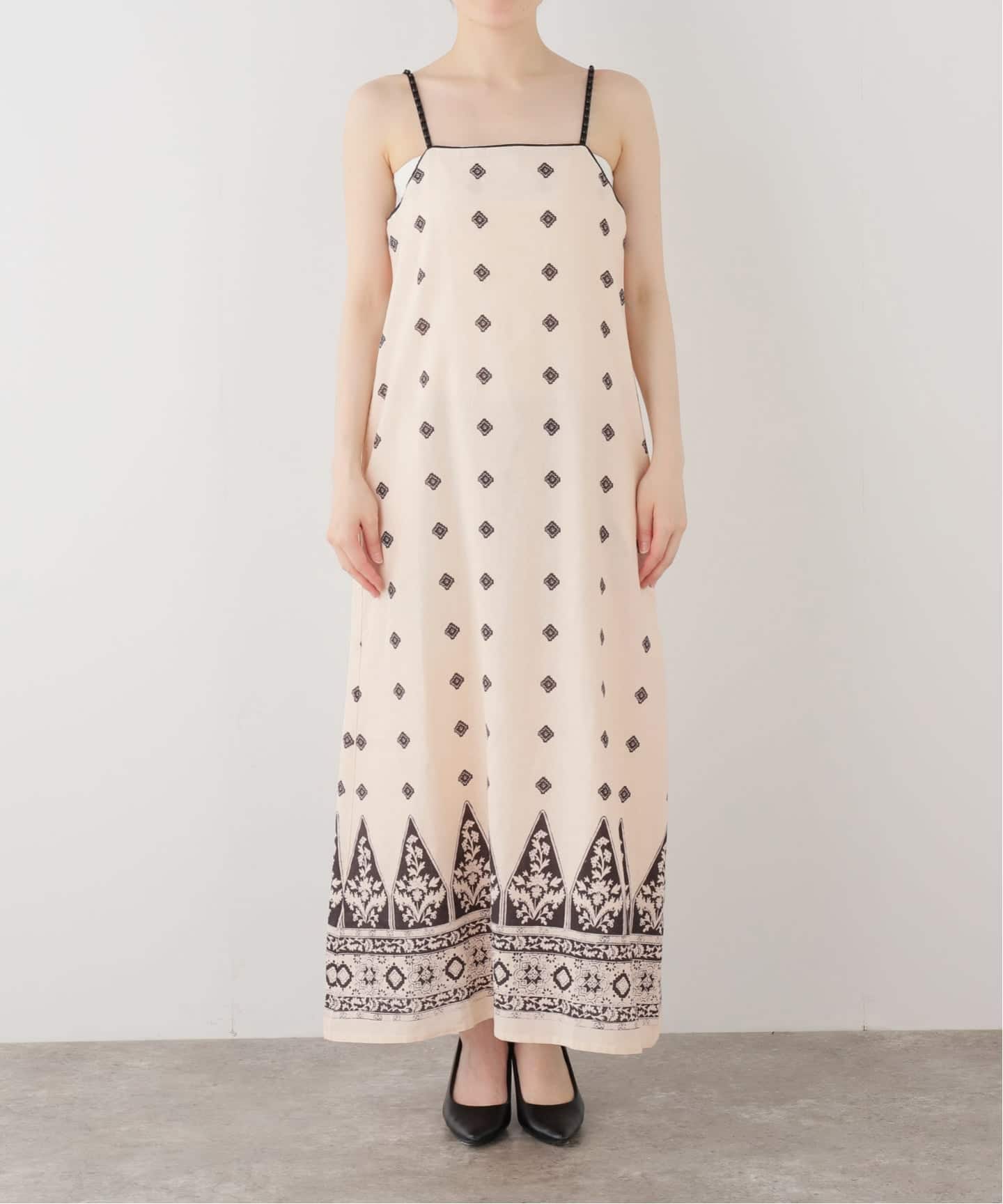 SARA MALLIKA/サラマリカ】 Flower Print Cami Dress（ワンピース