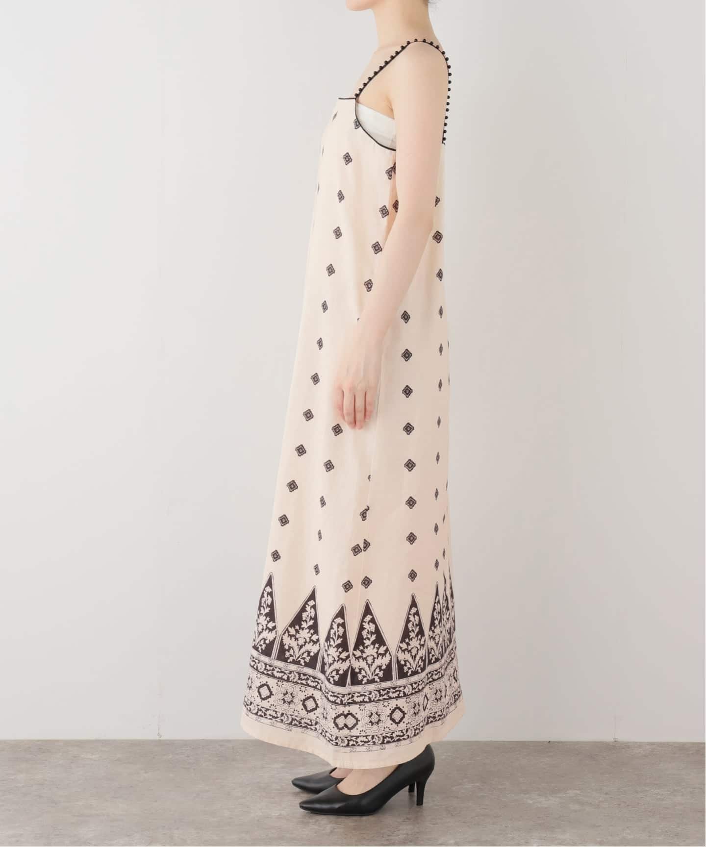 SARA MALLIKA/サラマリカ】 Flower Print Cami Dress（ワンピース