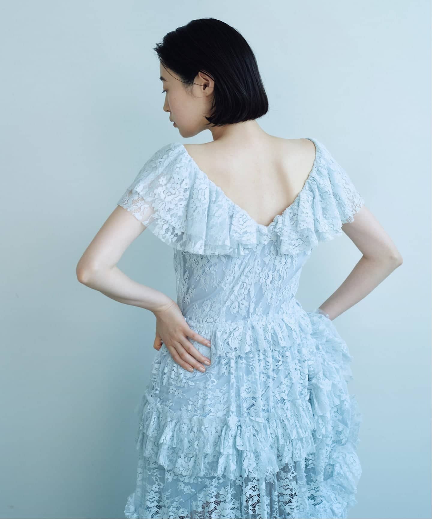 Sea New York/シー ニューヨーク】 SHAREEN LACE VNECK DRESS