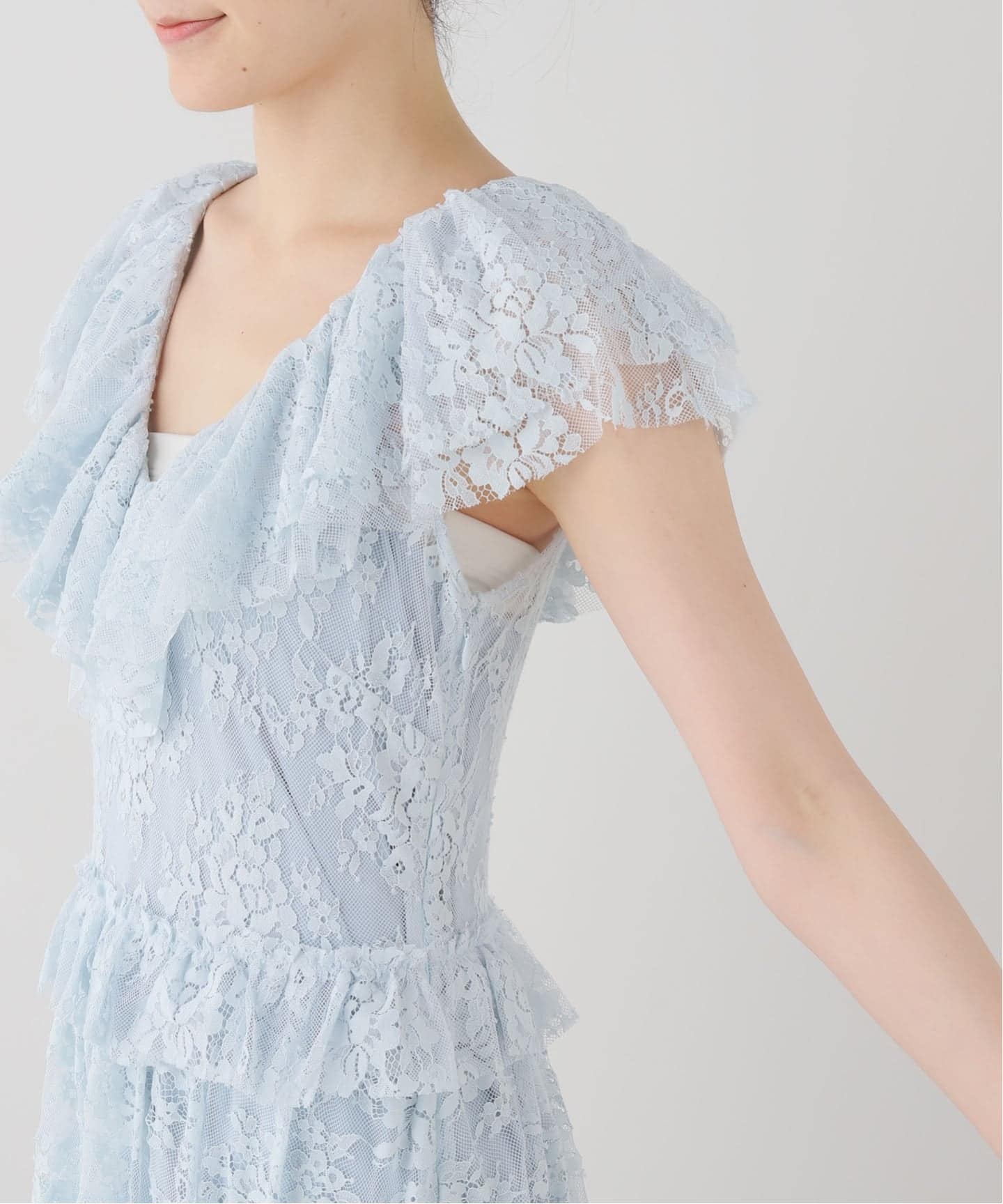 Sea New York/シー ニューヨーク】 SHAREEN LACE VNECK DRESS